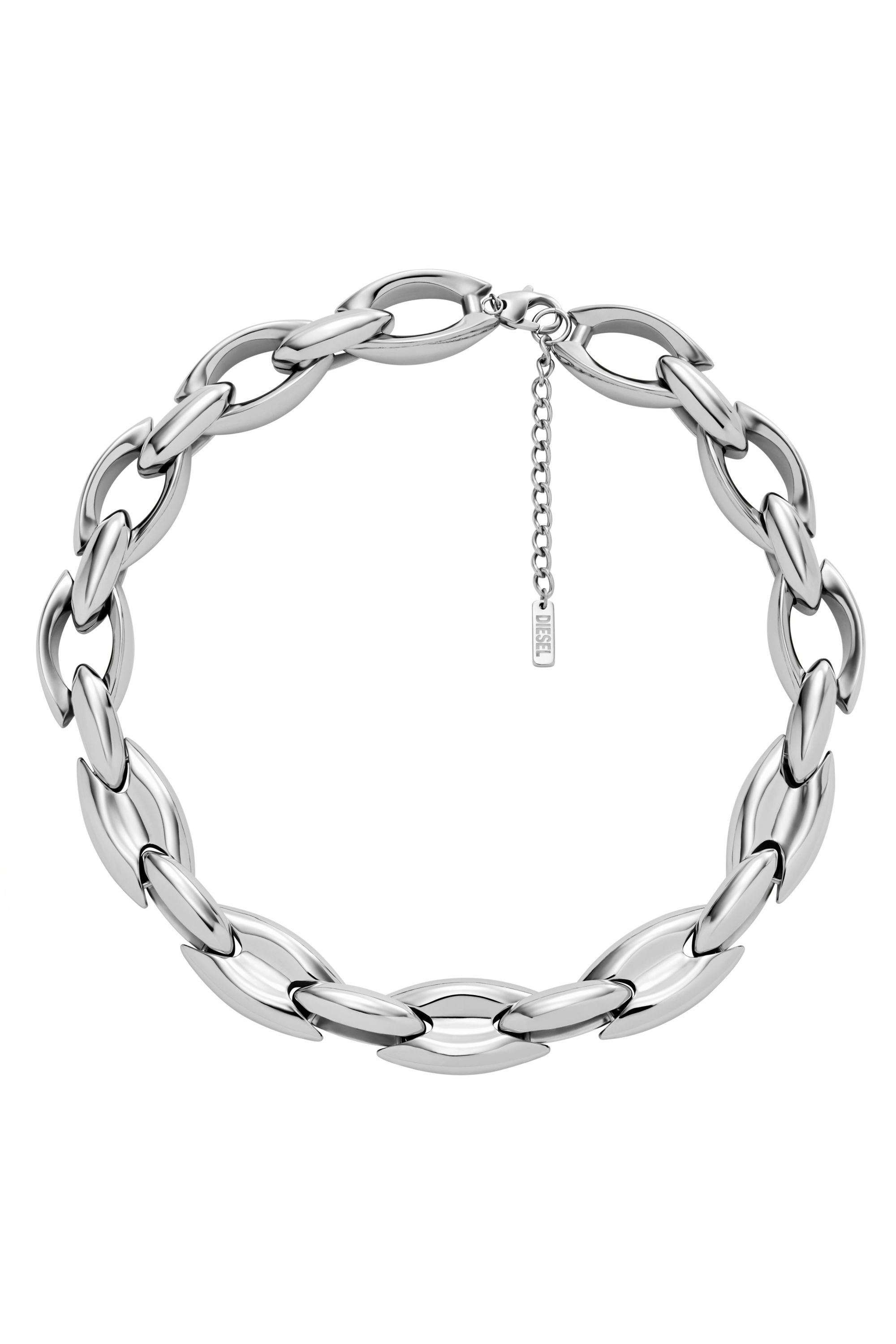 Diesel - DX1586040 JEWEL, Collier chaîne en acier inoxydable Mixte in Gris argenté - 1