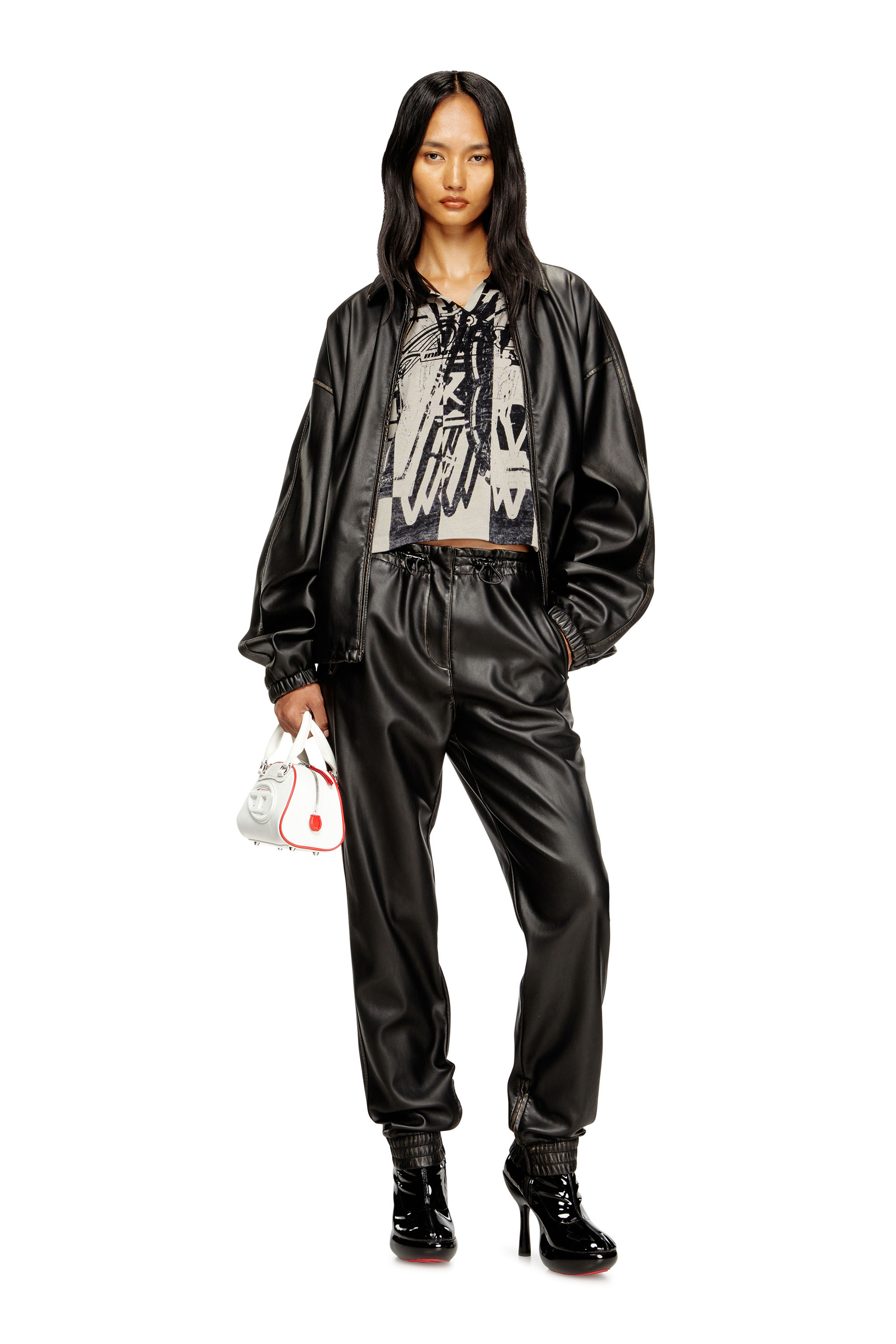 Diesel - J-AKE, Veste en tissu technique traité Mixte in Noir - 7