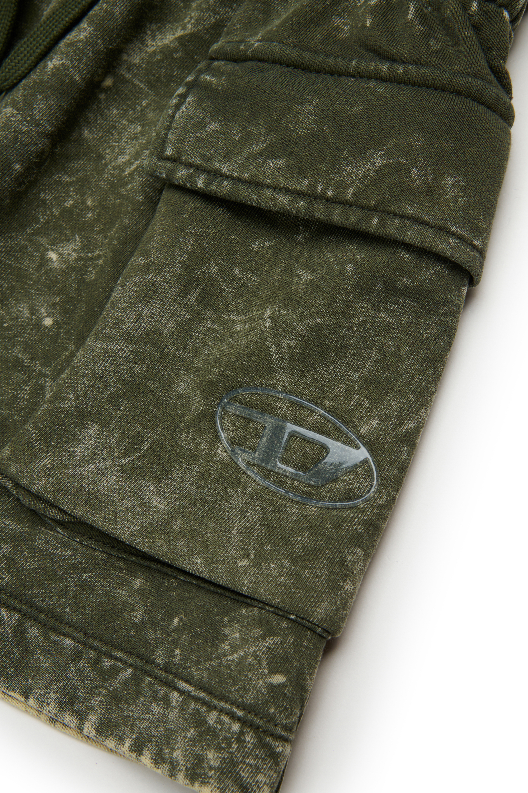 Diesel - GIONA, Damen Baumwollrock mit Cargotaschen in Grün - 4