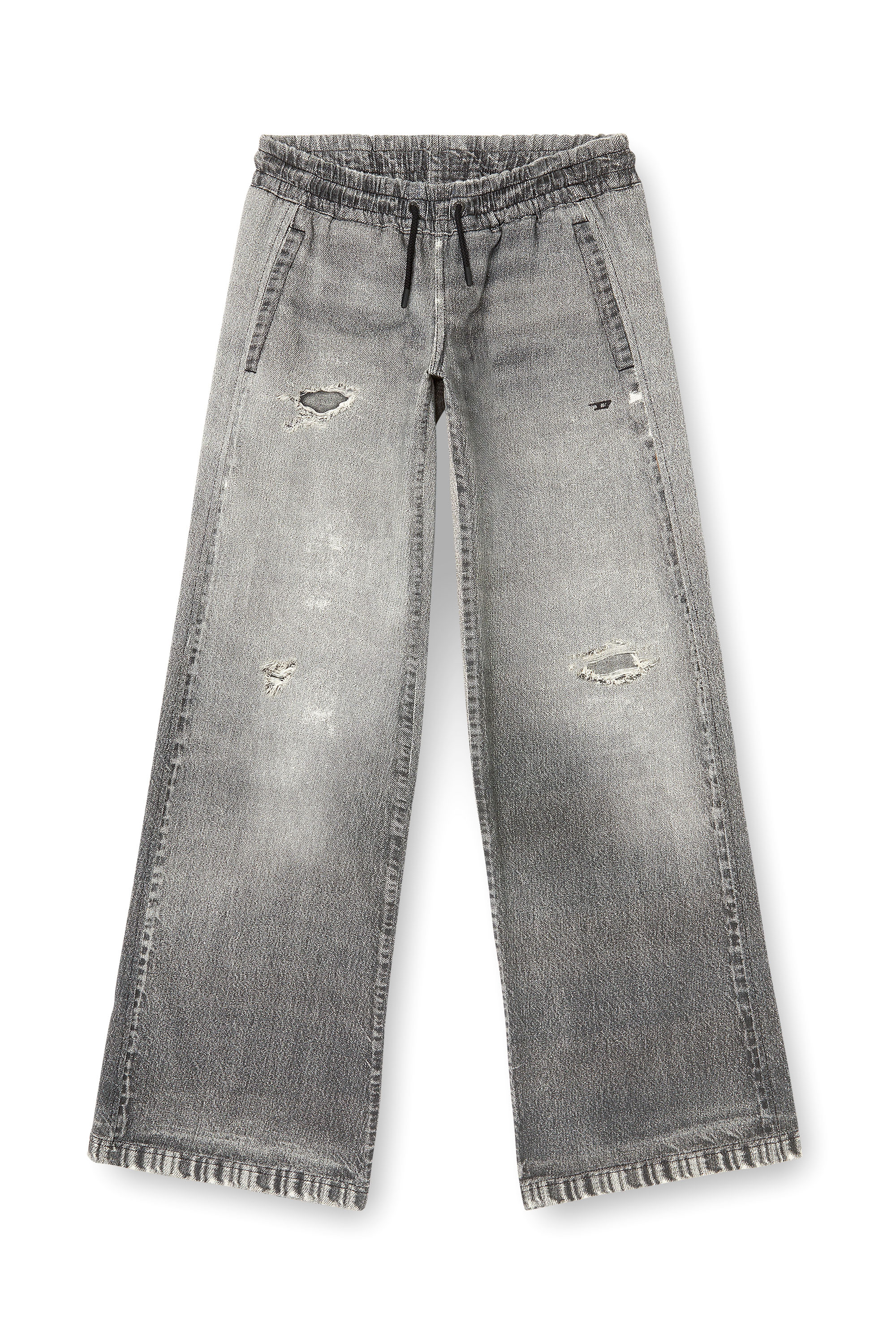 Diesel - Relaxed 2078 D-Ainty Joggjeans&reg; 068US Donna, Grigio - Image 3