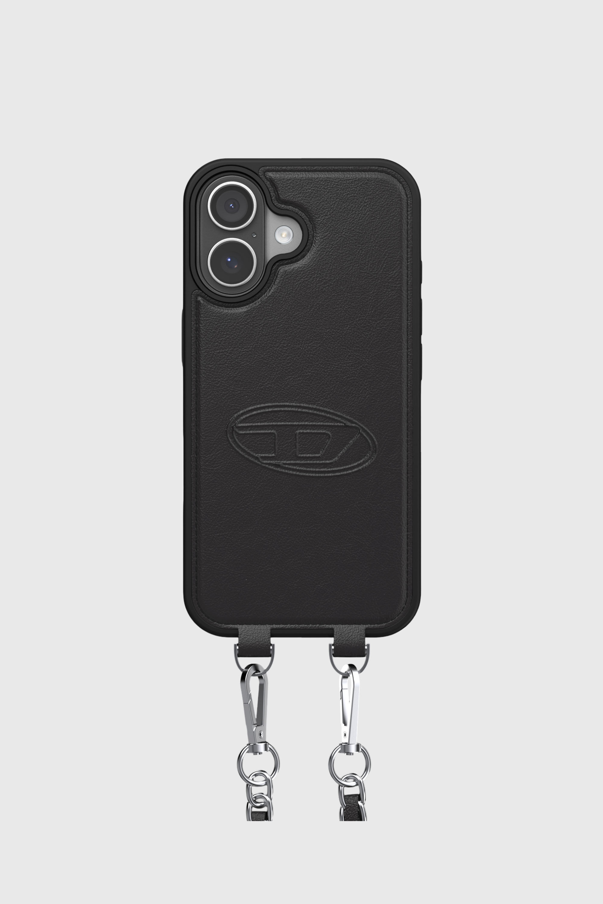 Diesel - 60661 MOULDED CASE, Coque Oval D avec dragonne et MagSafe pour iPhone 17 Mixte in Noir - 2