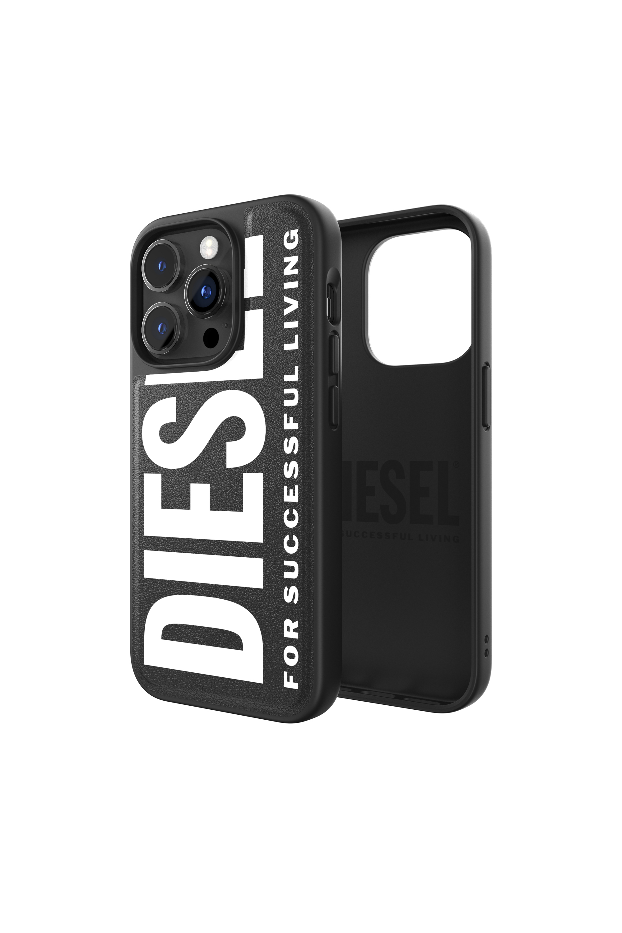 Diesel - 50257 MOULDED CASE, Coque moulée pur iPhone 14 Pro Mixte in Noir - 1