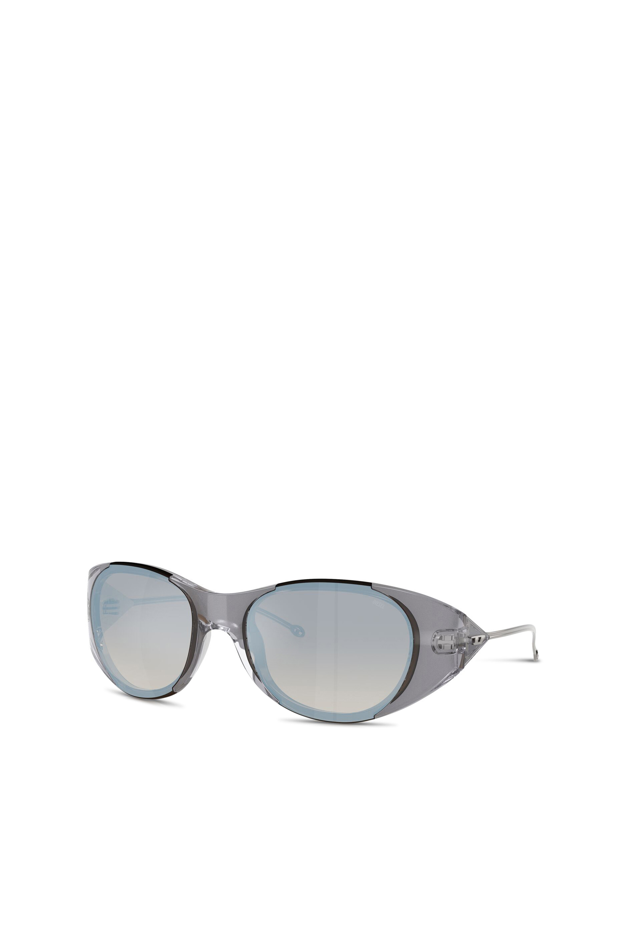 Diesel - 0DL3003, Unisex's Iconic oval sunglasses in Light Grey - 4