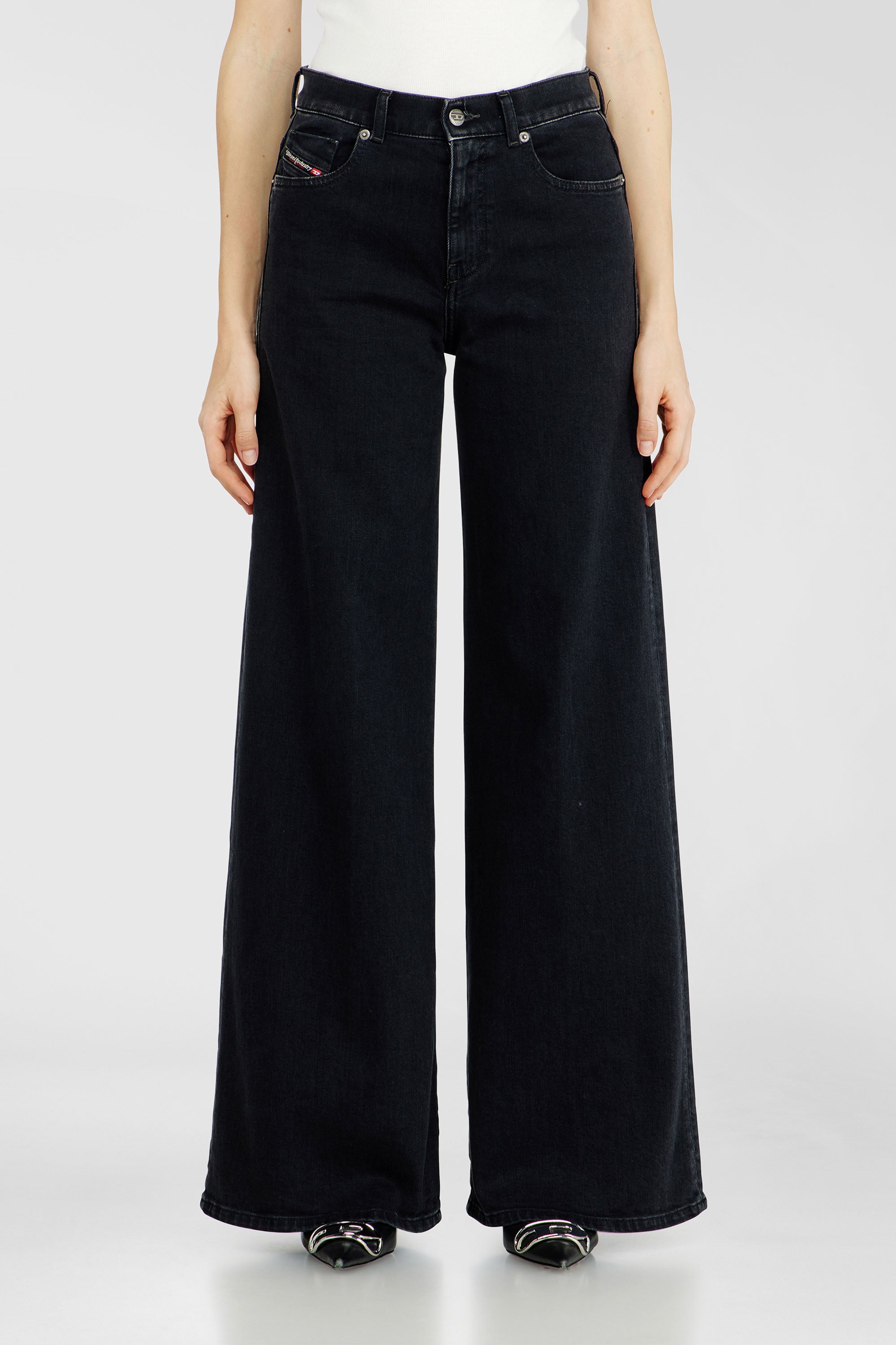 Diesel - Damen Flare Jeans 1978 D-Akemi 09N89, Schwarz/Dunkelgrau - 1