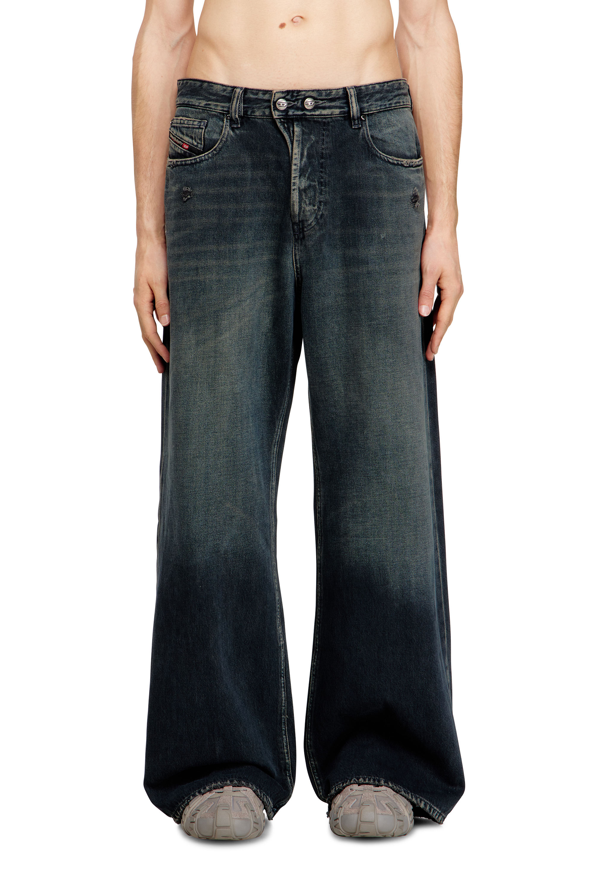 Diesel - Unisex Relaxed Jeans 1996 D-Sire 09N67, Dunkelblau - 4