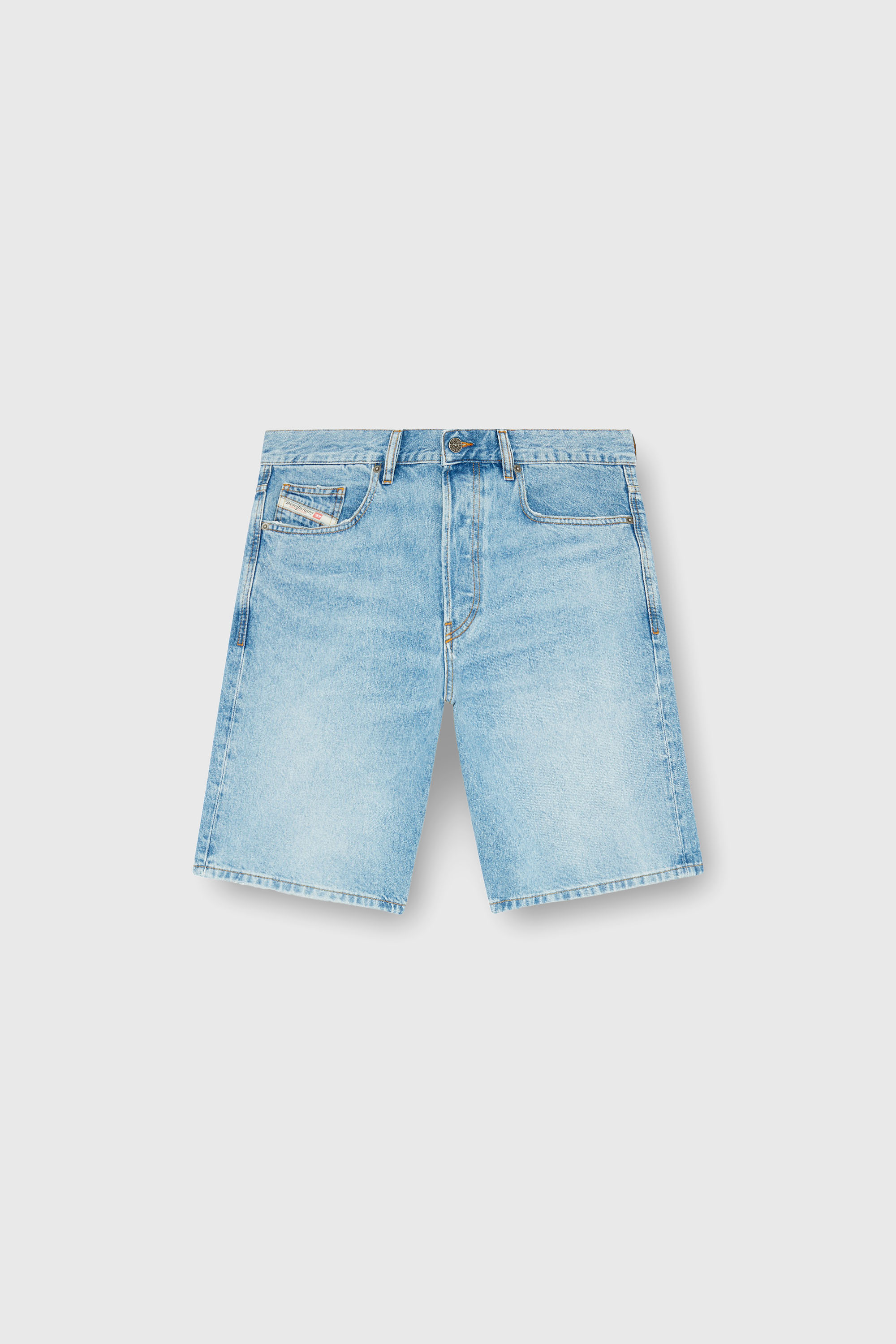 Diesel - REGULAR-SHORT, Herren Shorts aus Denim in Hellblau - 2