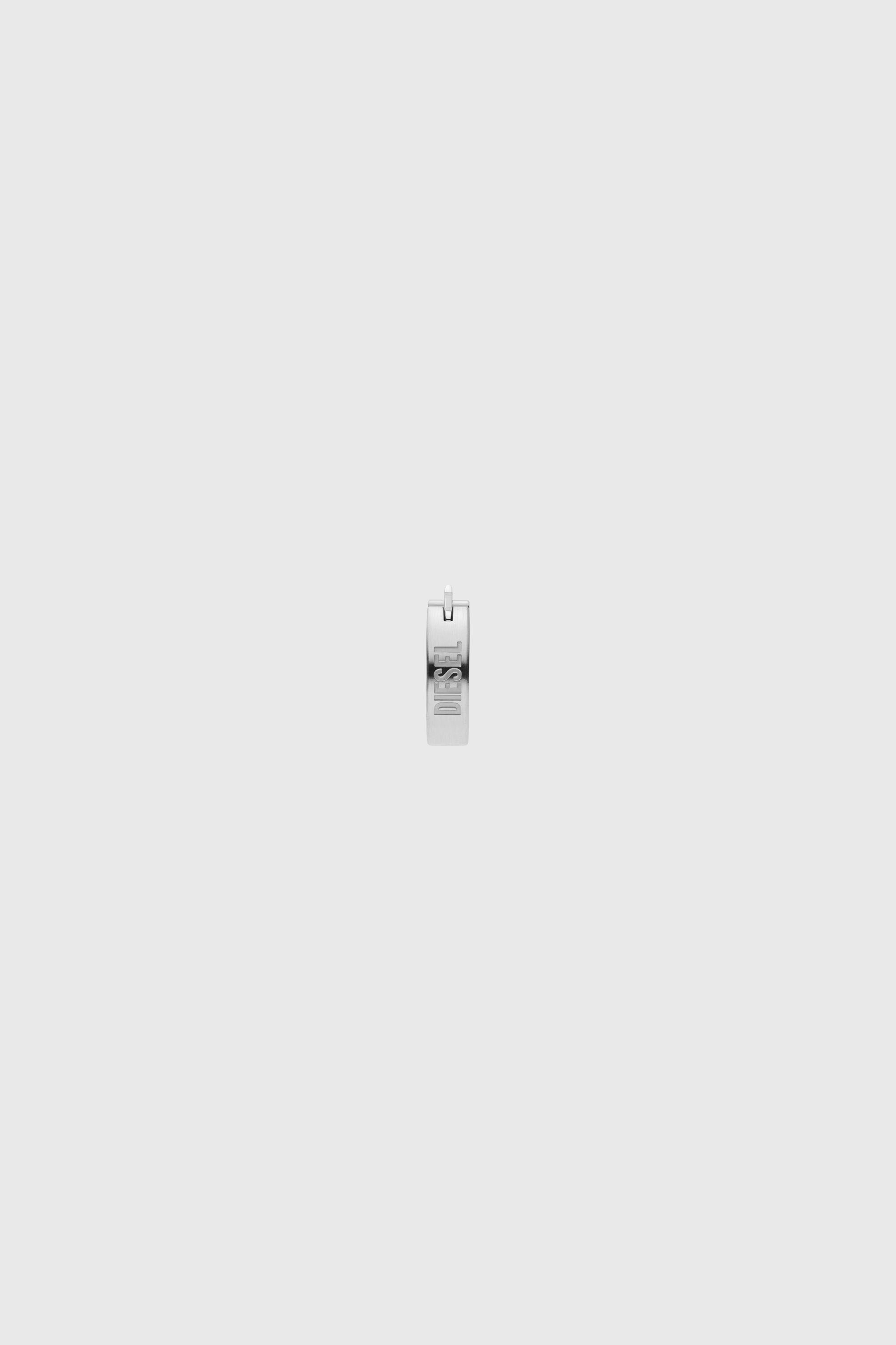Diesel - DX1639040 JEWELLERY, Unisex Ohrring aus Edelstahl in Silber - 2