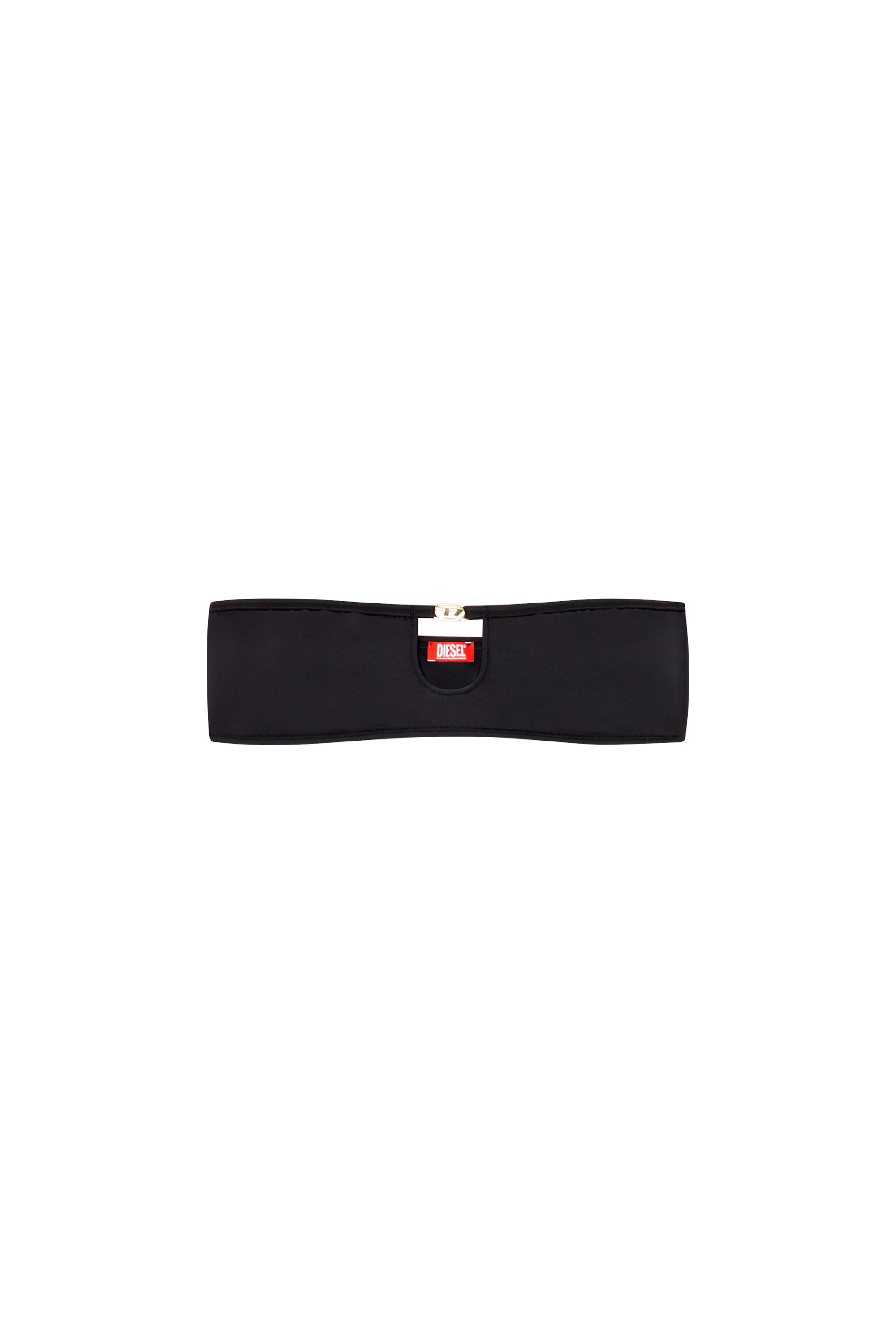 Diesel - ROCHELLE-UTLT, Reggiseno a fascia in con metallo Oval D Donna in Nero - 2