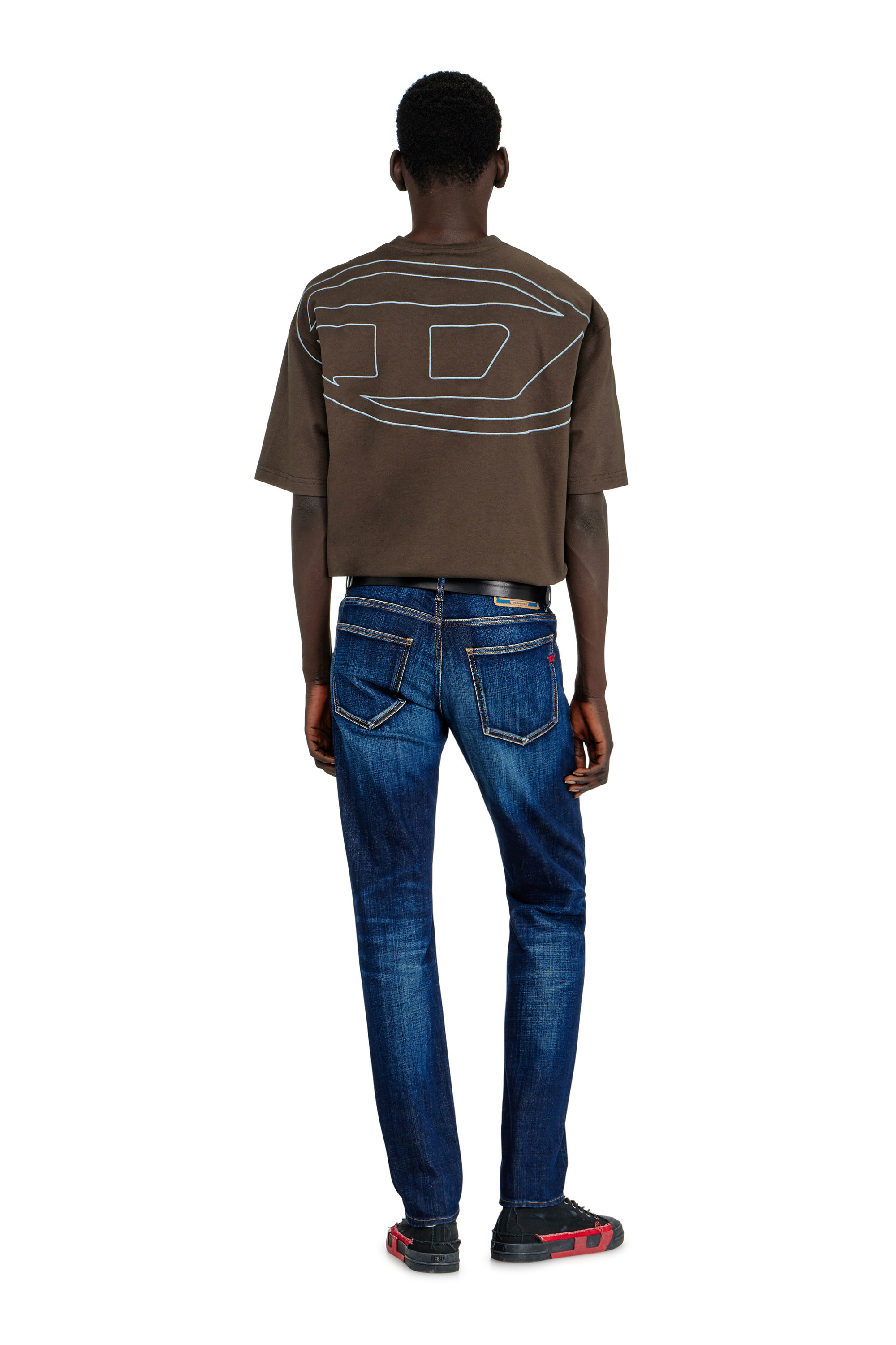 Diesel - Slim Jeans 2019 D-Strukt 09L61 Homme, Bleu moyen - Image 3