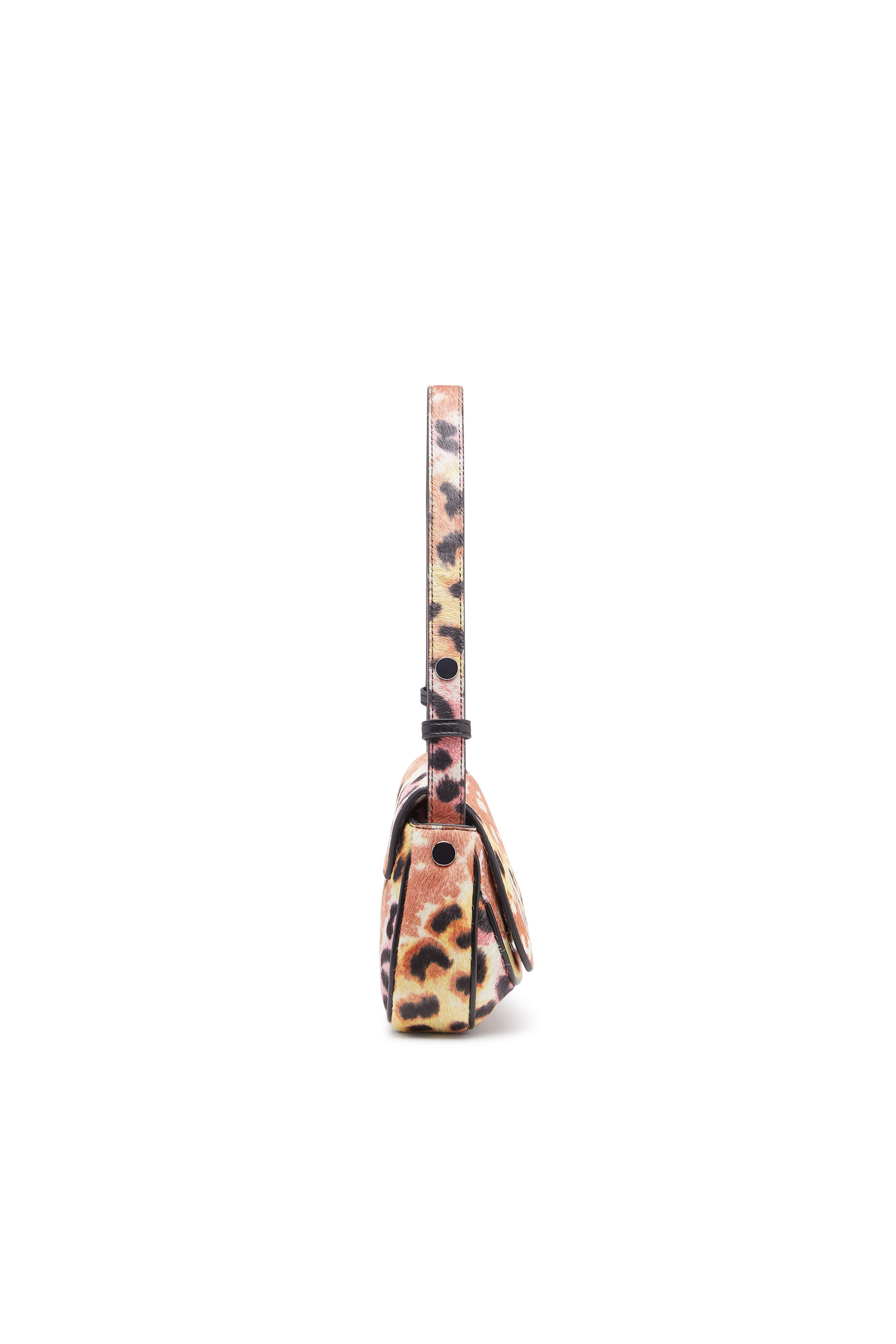 Diesel - PLAY CLUTCH, Damen Play-Clutch aus Kalbshaar mit Leoparden-Print in Braun - 3