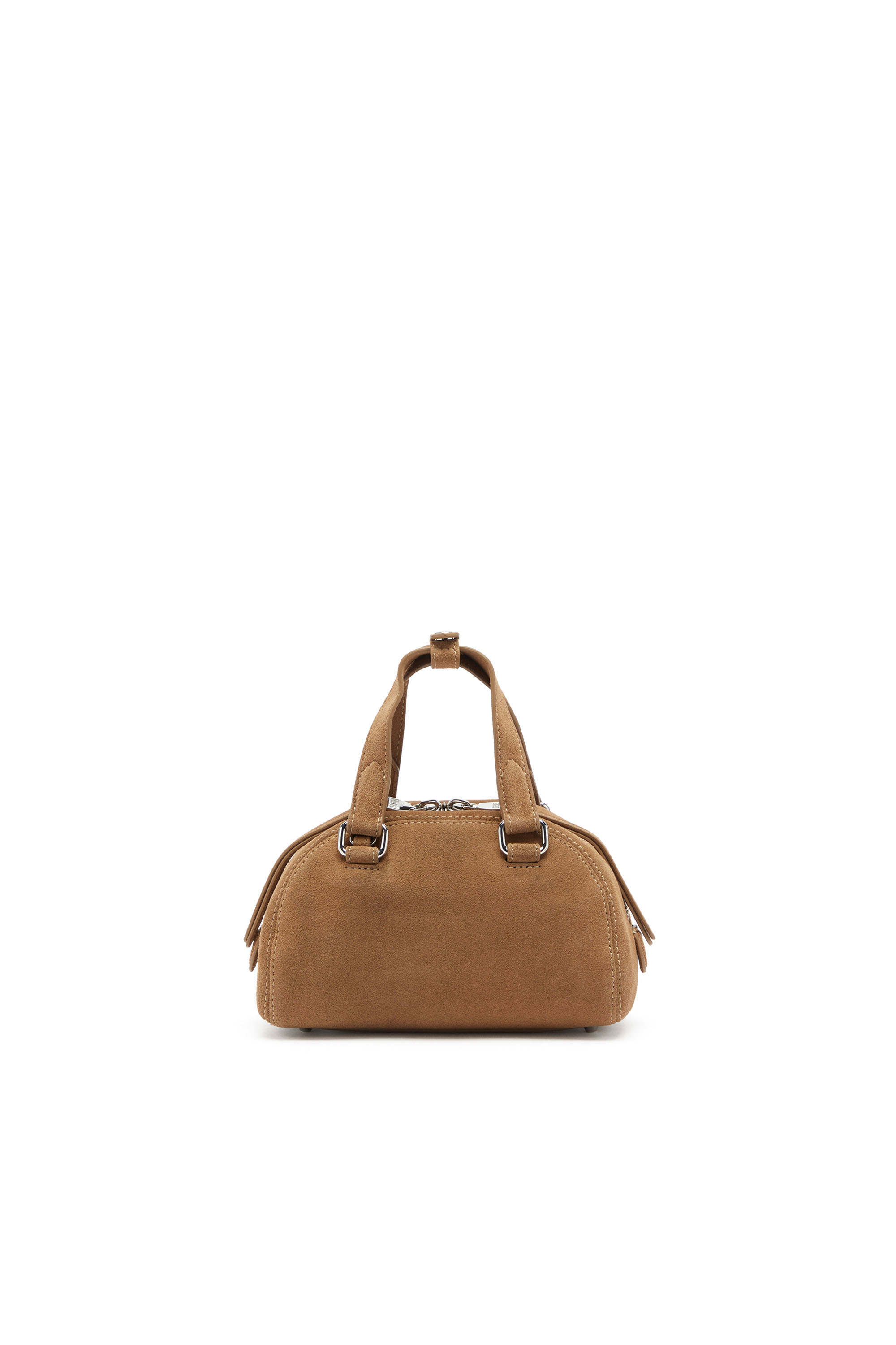 Diesel - 1DR DOME CROSSBODY, Unisex's 1DR Dome-Suede mini bowling bag with Oval D logo in null - 4