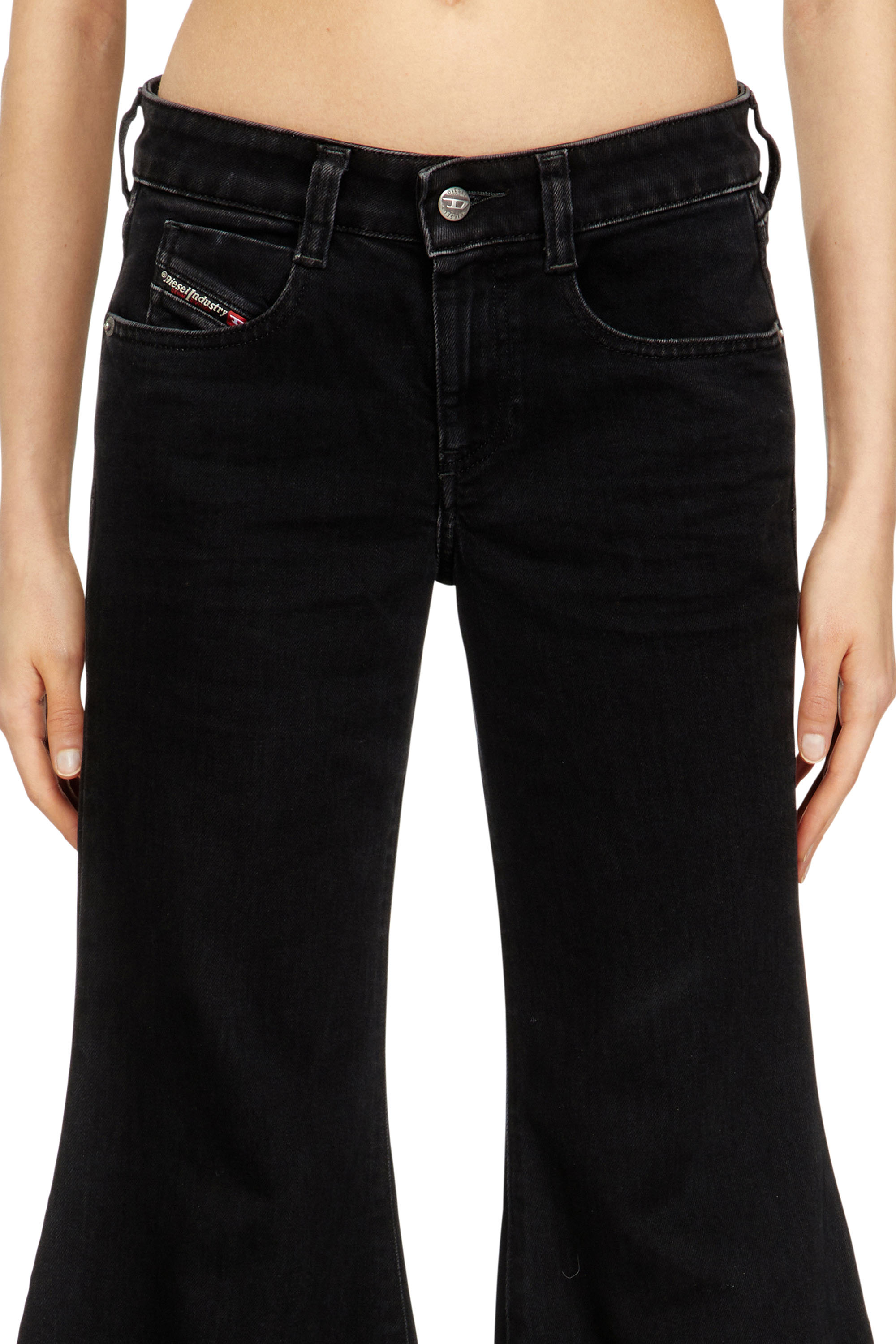 Diesel - Damen Flare Jeans 1970 D-Bleess 09N89, Schwarz/Dunkelgrau - 5