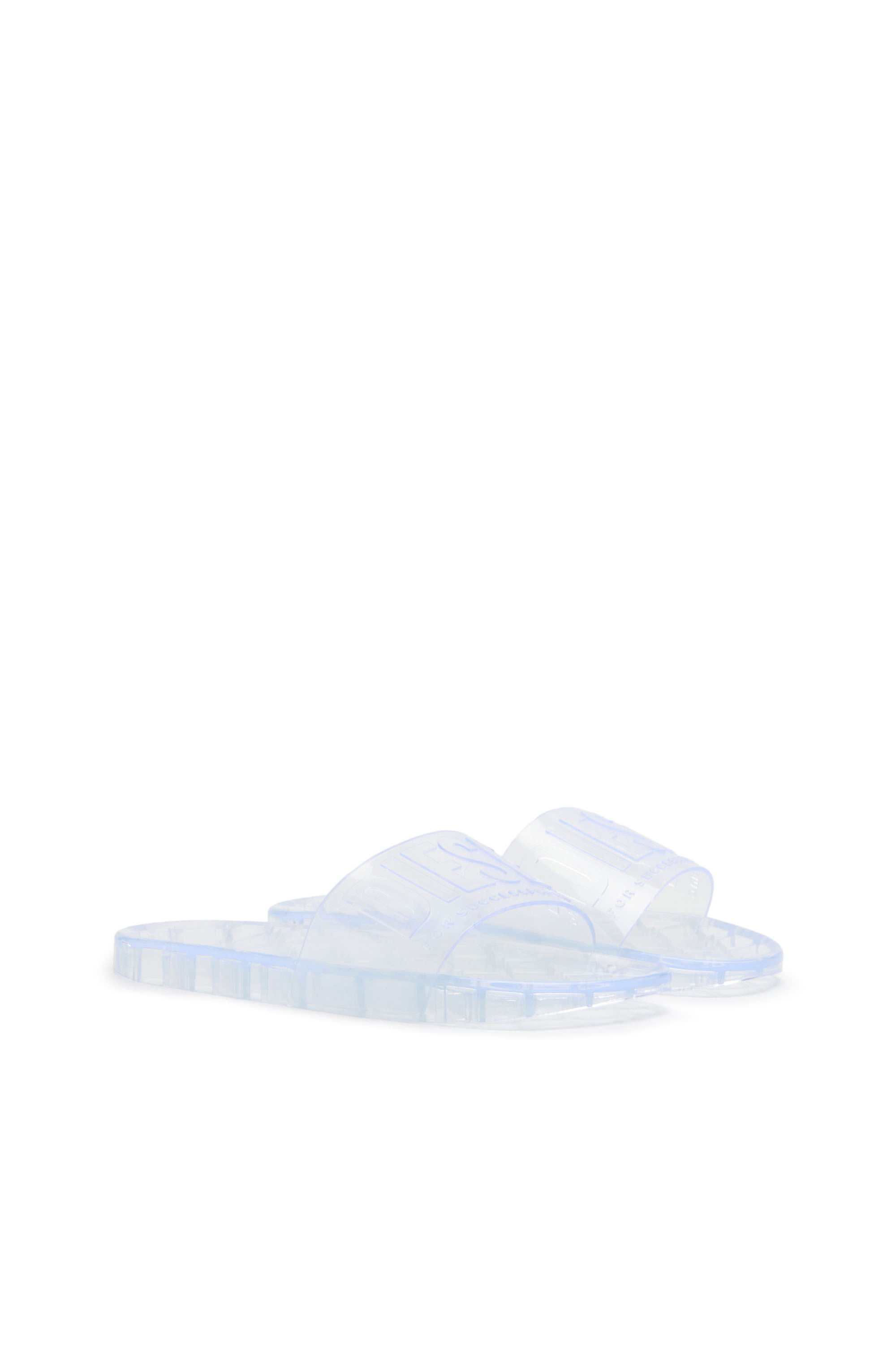 Diesel - SA-KARAIBI GL X, Woman Sa-Karaibi-Pool slides in clear PVC in White - Image 2