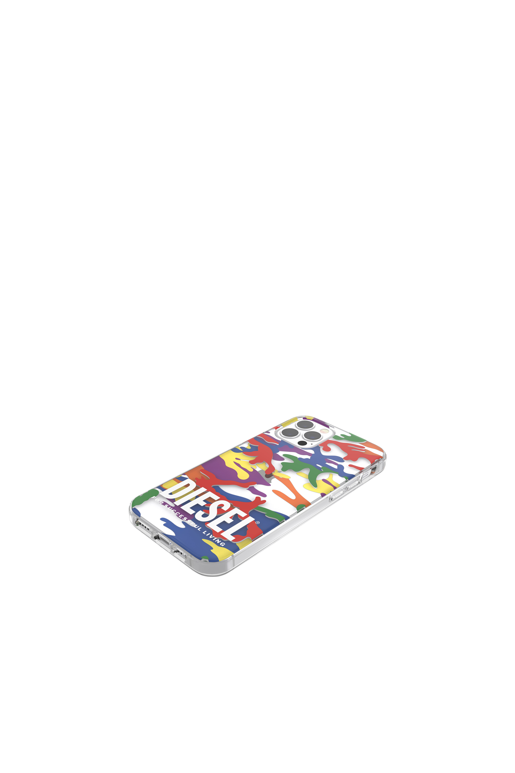 Diesel - 44332  STANDARD CASES, Unisex Cover translucida Pride per iPhone 12 / 12 Pro in Multicolor - Image 4