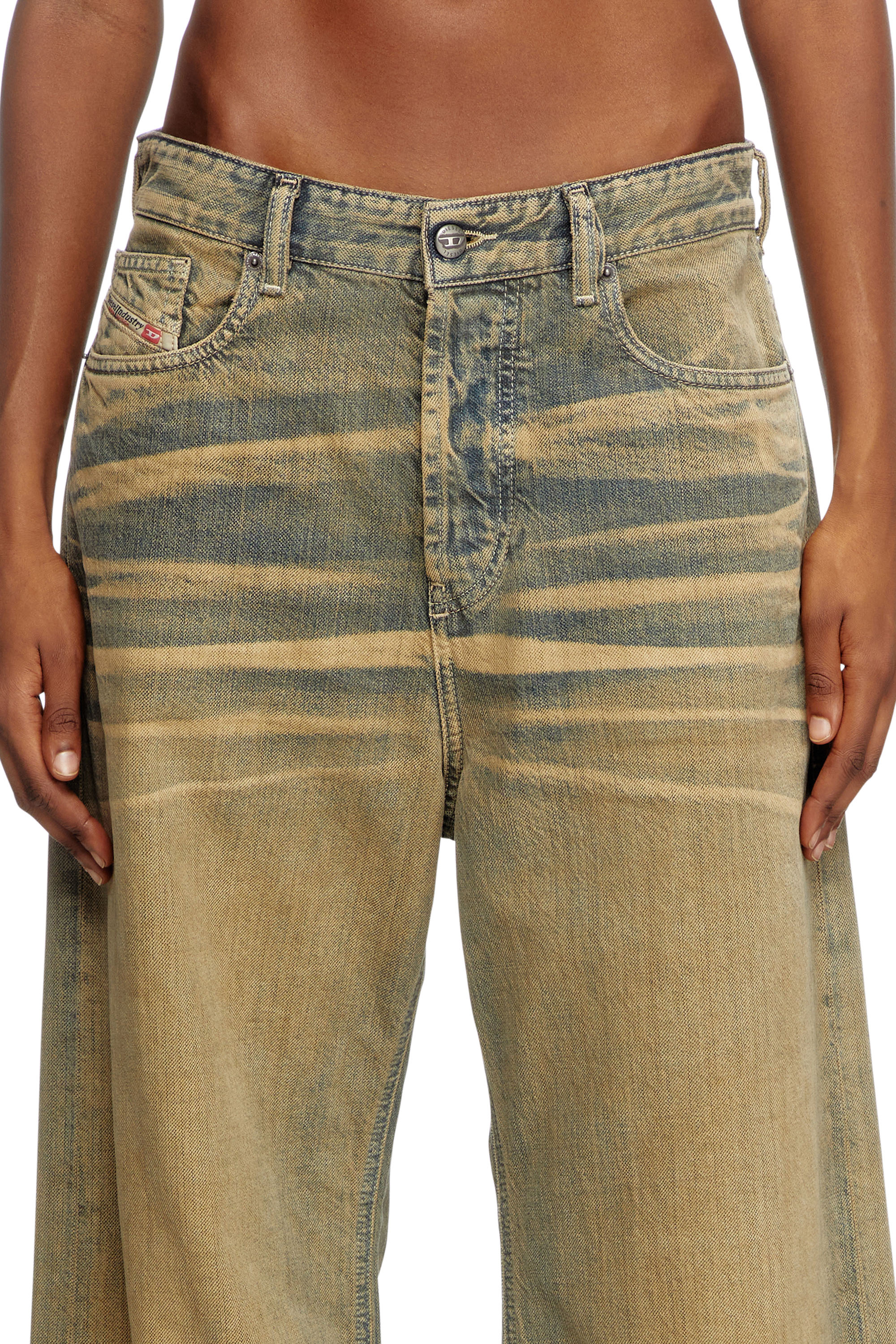 Diesel - Damen Relaxed Jeans 1996 D-Sire 09L49, Mittelblau - 4