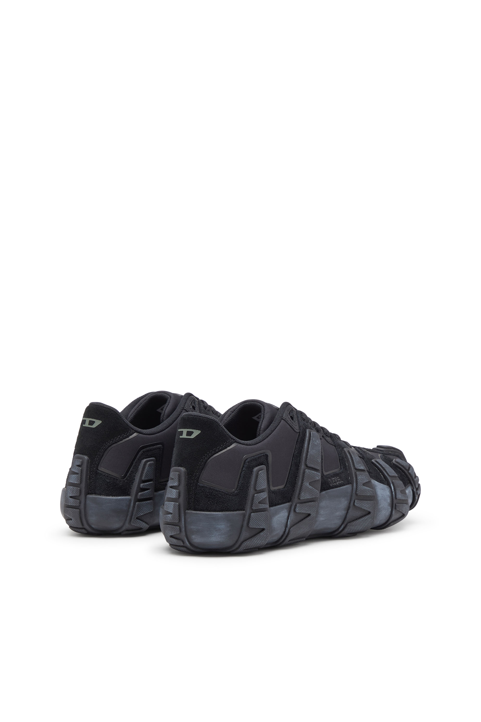 Diesel - S-D-GRIFFE LOW, Herren S-D-Griffe - Turnschuhe aus Nylon in Schwarz/Blau - 4