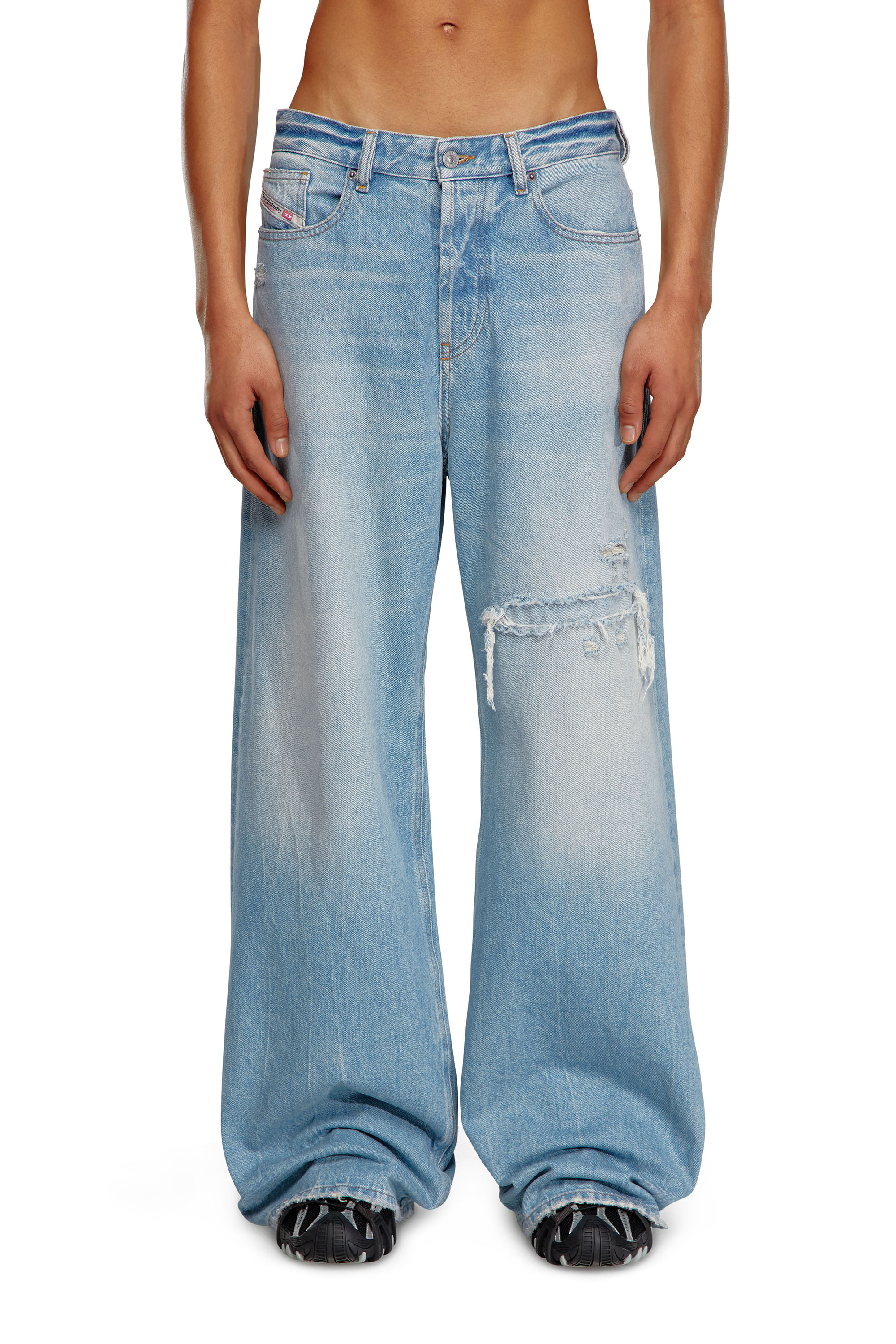 Diesel - Relaxed Jeans 1996 D-Sire 09E25 Donna, Blu Chiaro - Image 6