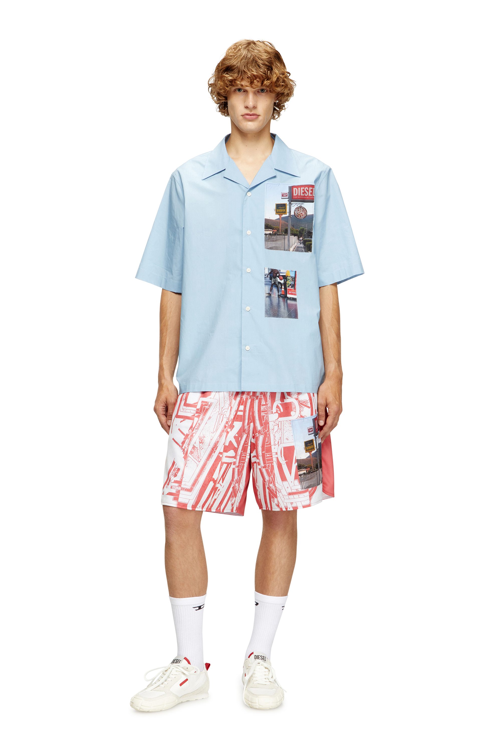 Diesel - S-PAGODHA LOW, S-Pagodha-Sneaker in pelle, suede e ripstop Uomo in Multicolor - 2