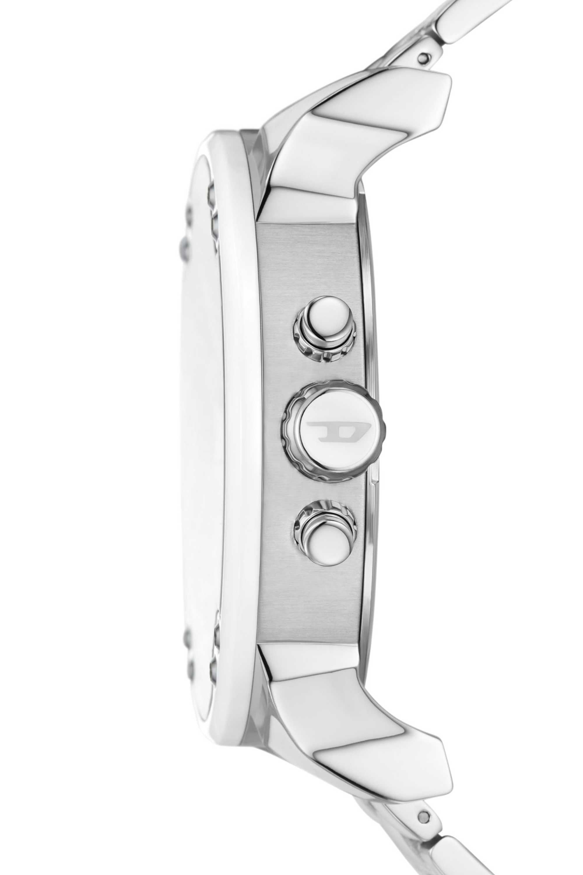 Diesel - DZ7481, Herren Mr. Daddy 2.0 Armbanduhr aus Edelstahl mit weißen Akzenten in Silber - Image 3