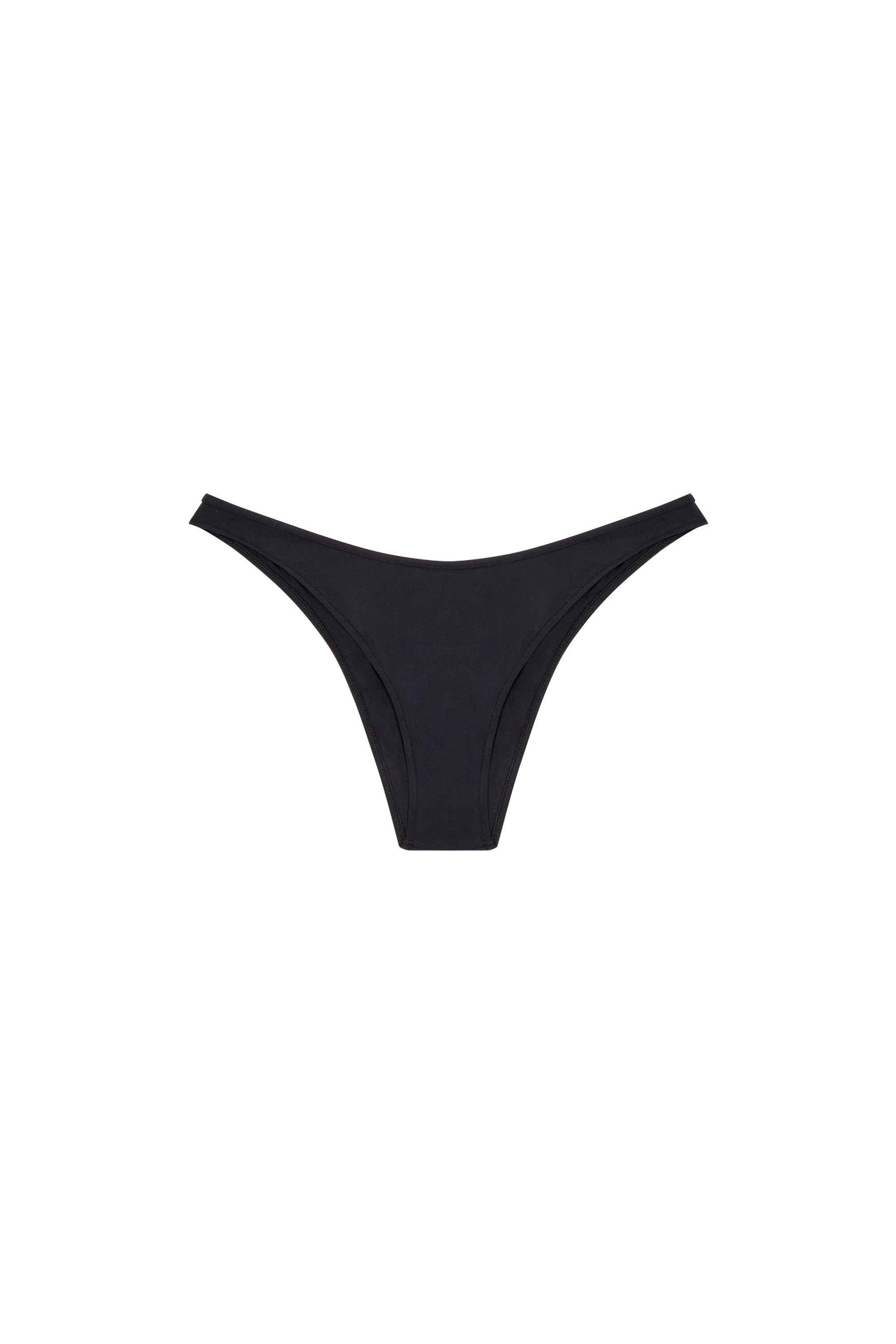 Diesel - UFPN-PUNCHY, Woman V-front briefs with Oval D plaque in Black - Image 4