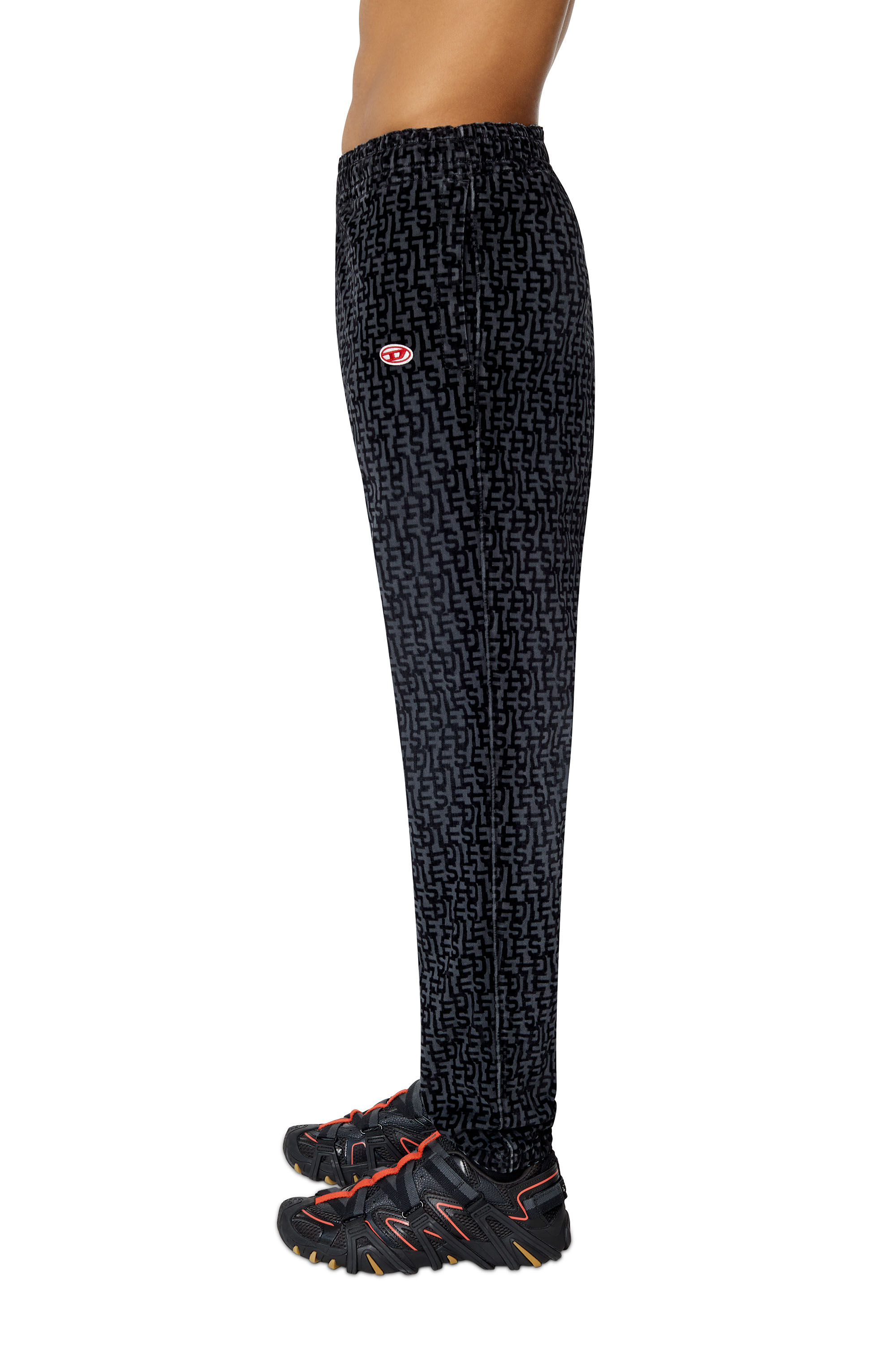 Diesel - D-Lab Track Denim 068AW Tapered, Schwarz/Dunkelgrau - Image 4
