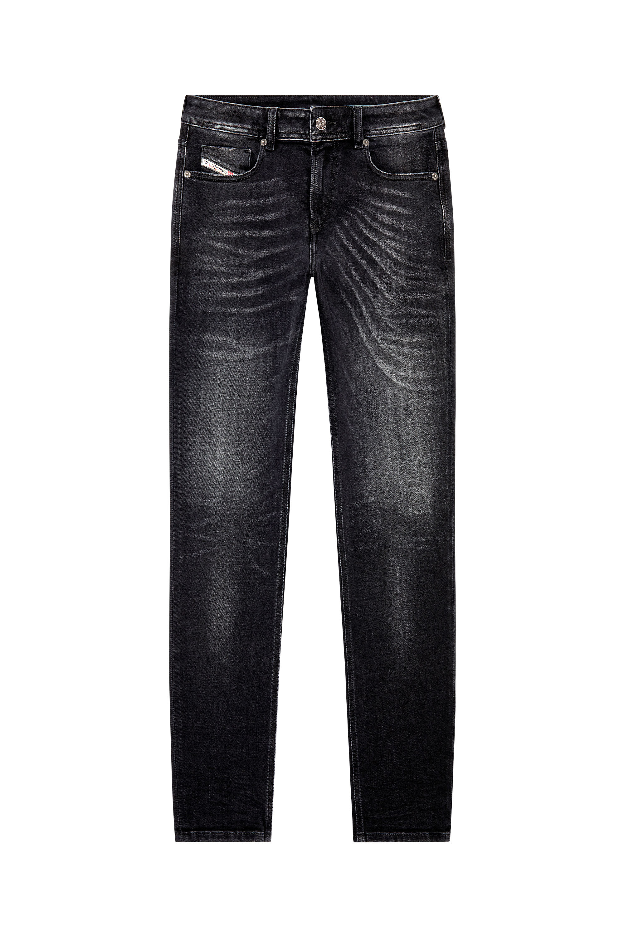 Diesel - Skinny Jeans 1979 Sleenker 09G54, Noir/Gris foncé - Image 5