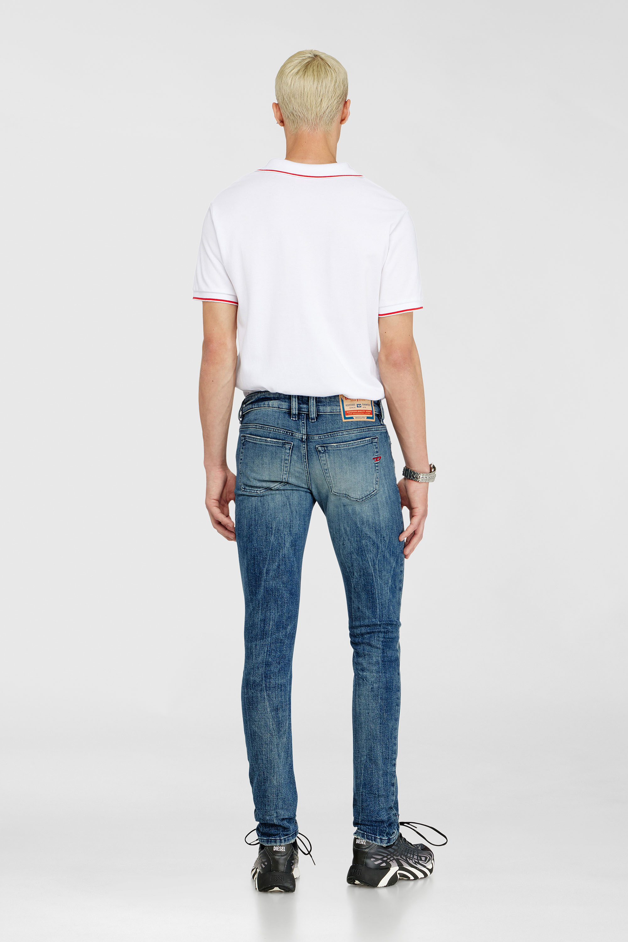 Diesel - Skinny Jeans 1979 Sleenker 0KBBE Uomo, Blu medio - Image 3