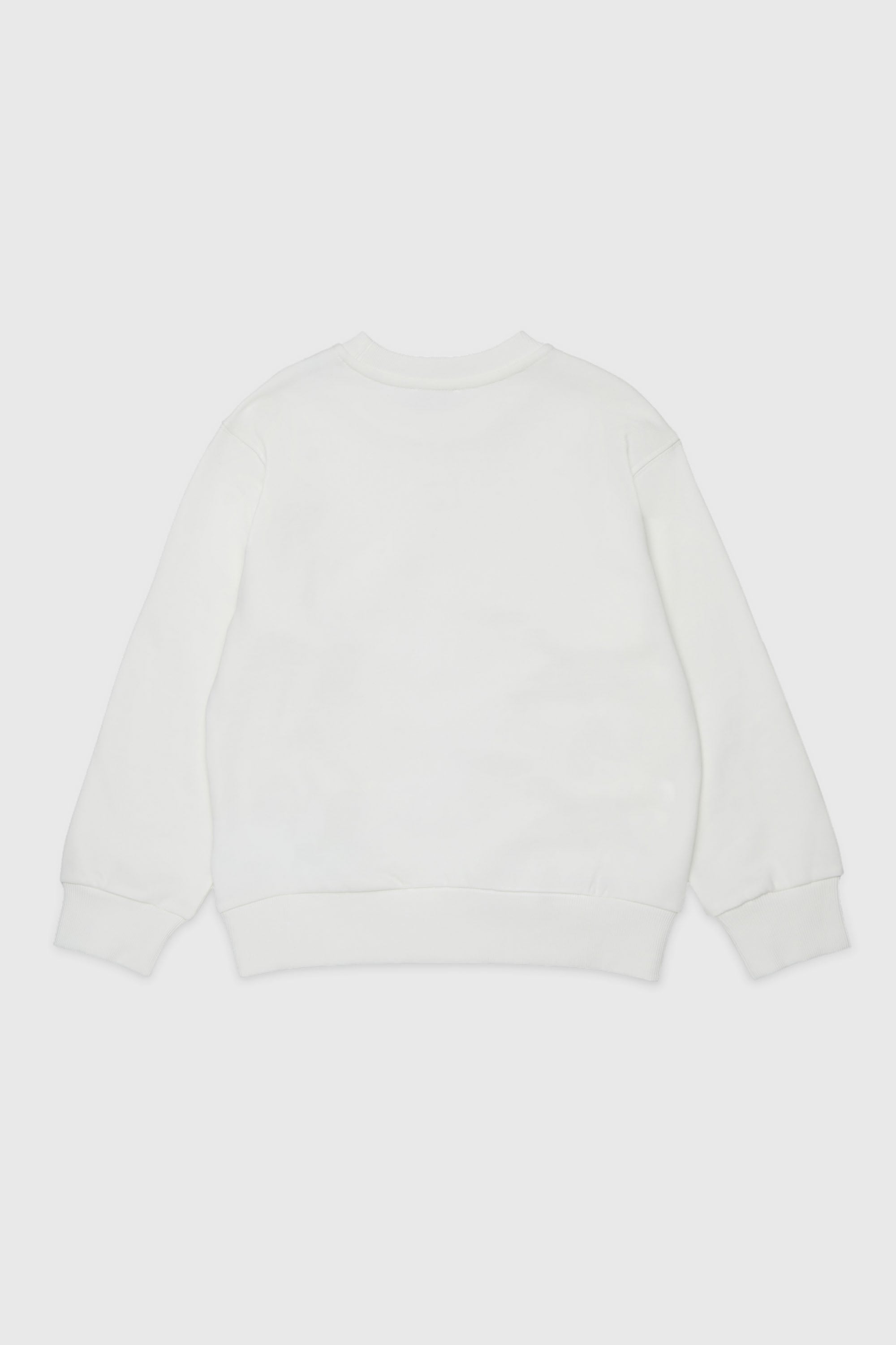 Diesel - SXGIN OVER, Sweat-shirt avec petit &eacute;cusson logo Mixte in Blanc - 2