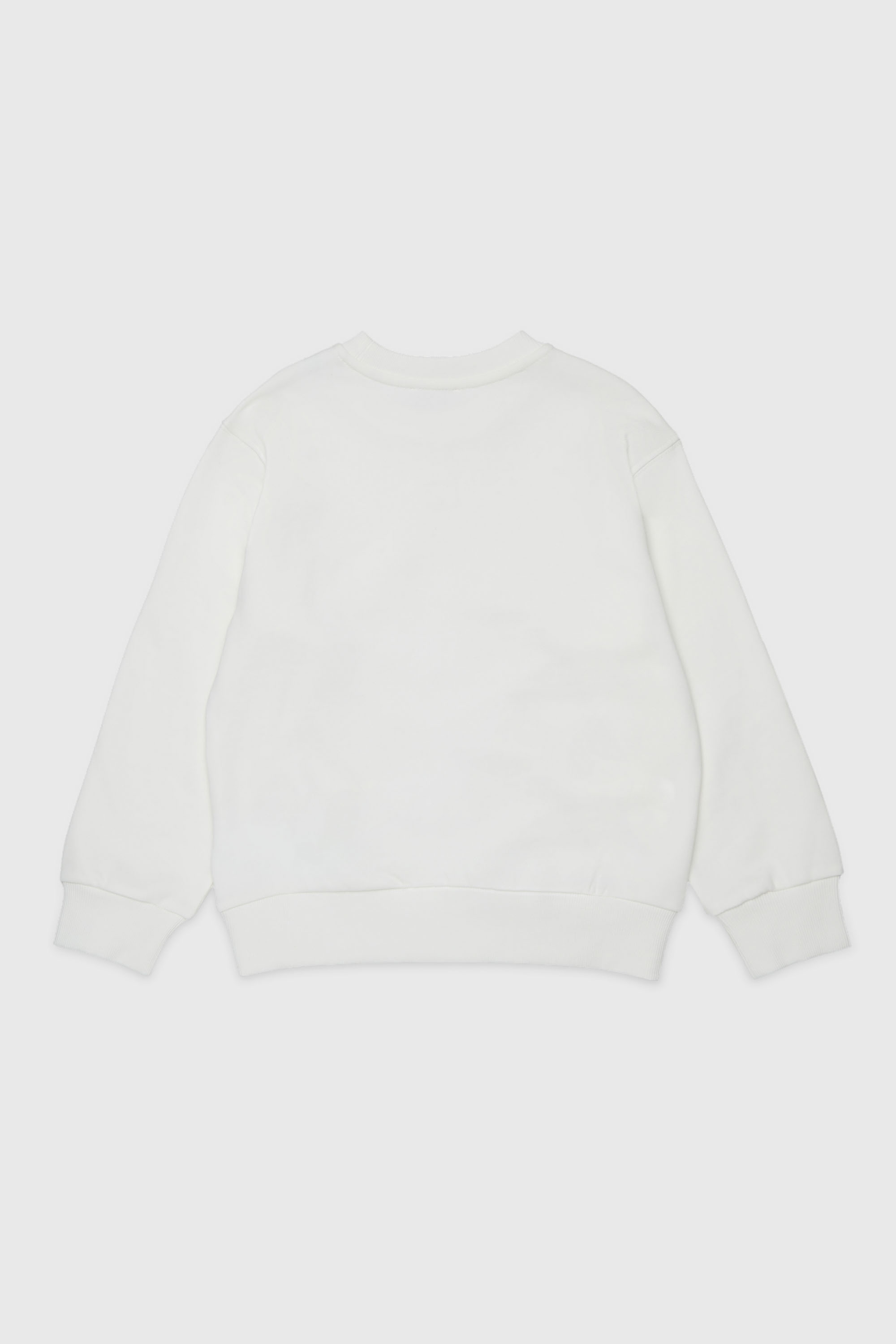 Diesel - SXGIN OVER, Felpa con piccolo logo applicato Unisex in Bianco - 2