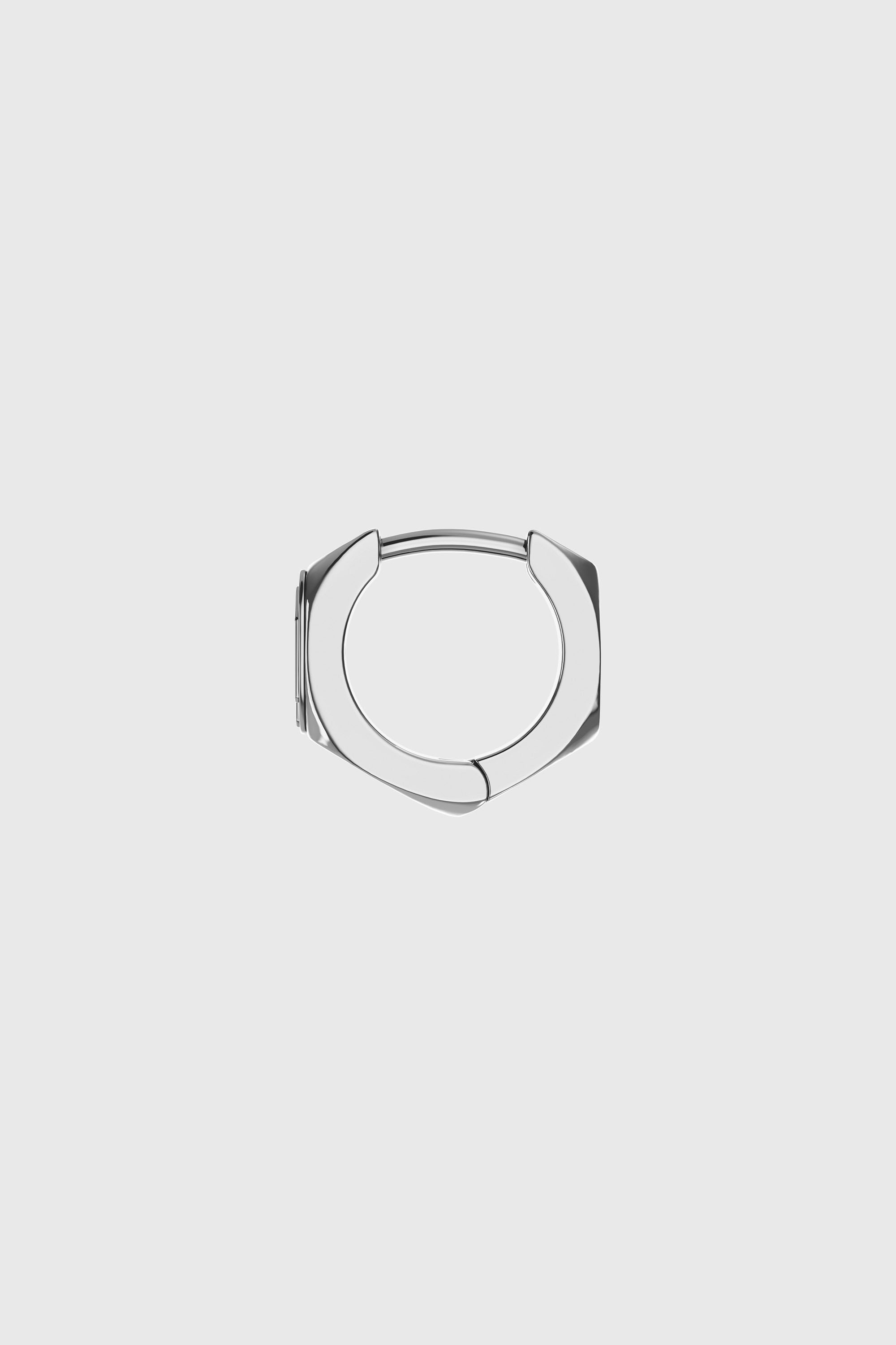 Diesel - DX1692040 JEWELLERY, Cr&eacute;ole en acier inoxydable &agrave; simple anneau Mixte in Gris argent&eacute; - 2