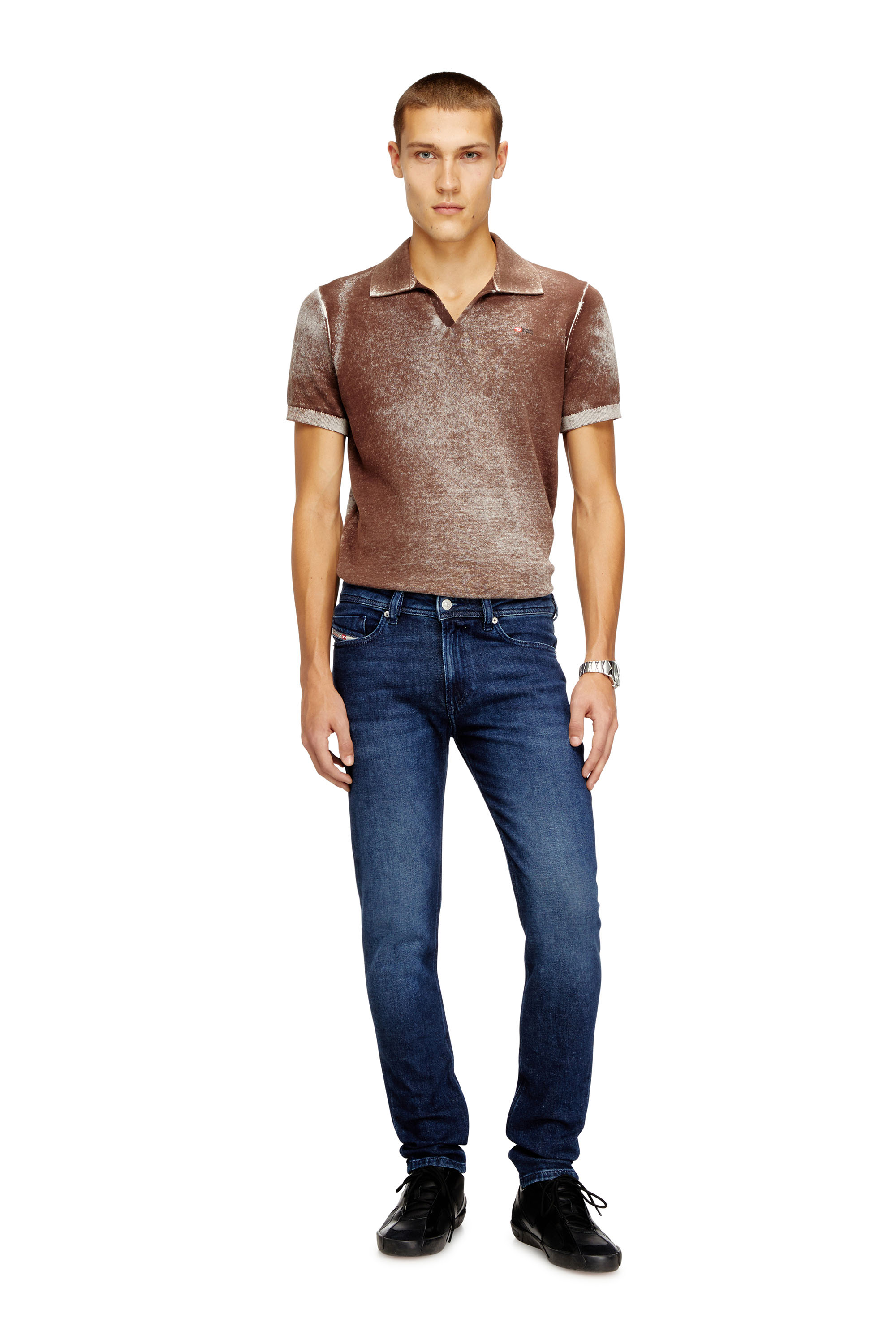 Diesel - Skinny Jeans 1979 Sleenker 0ADBF Uomo, Blu Scuro - Image 2