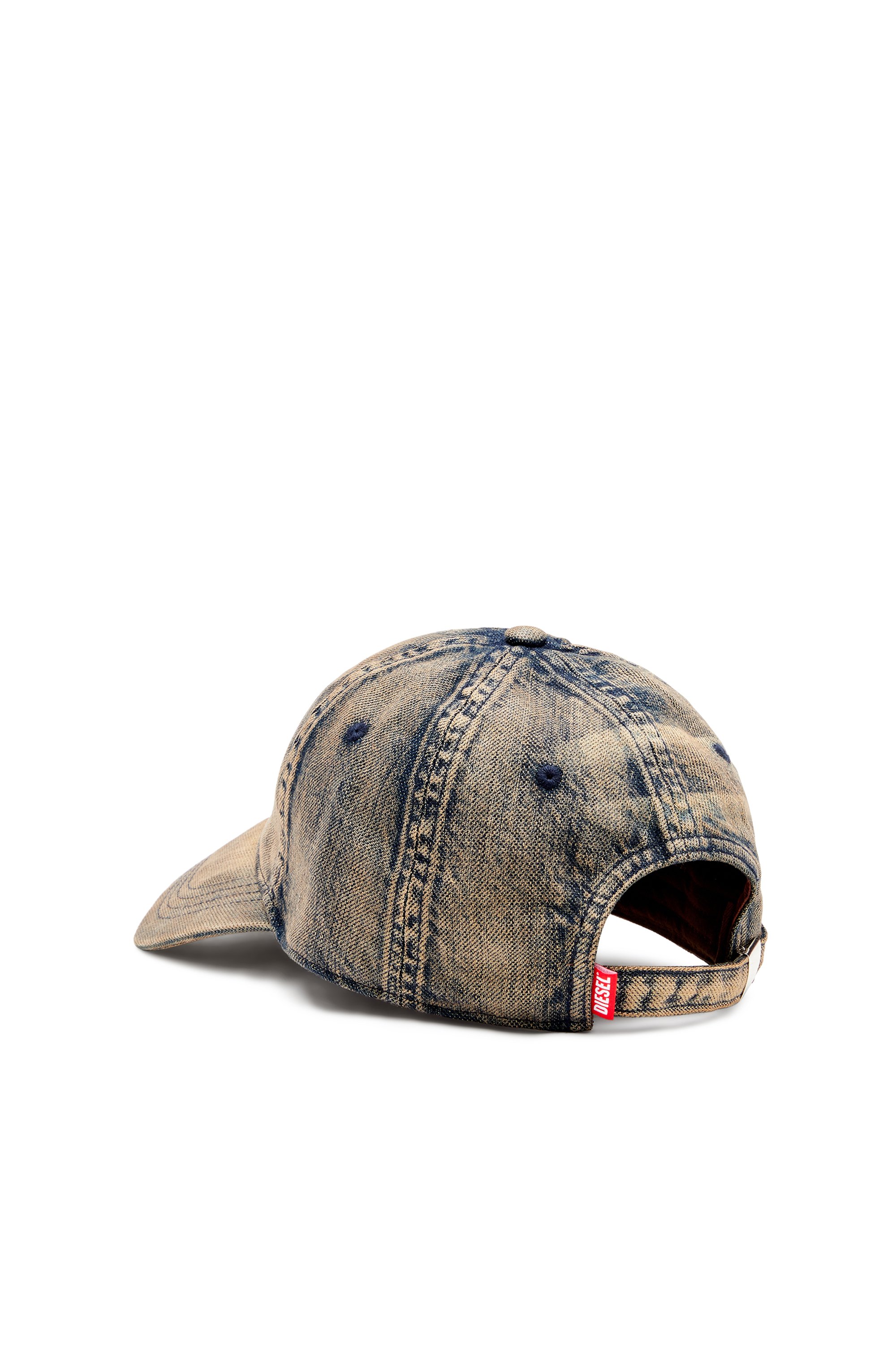 Diesel - C-ADOC, Cappello da baseball in denim solarizzato Uomo in Blu - 2