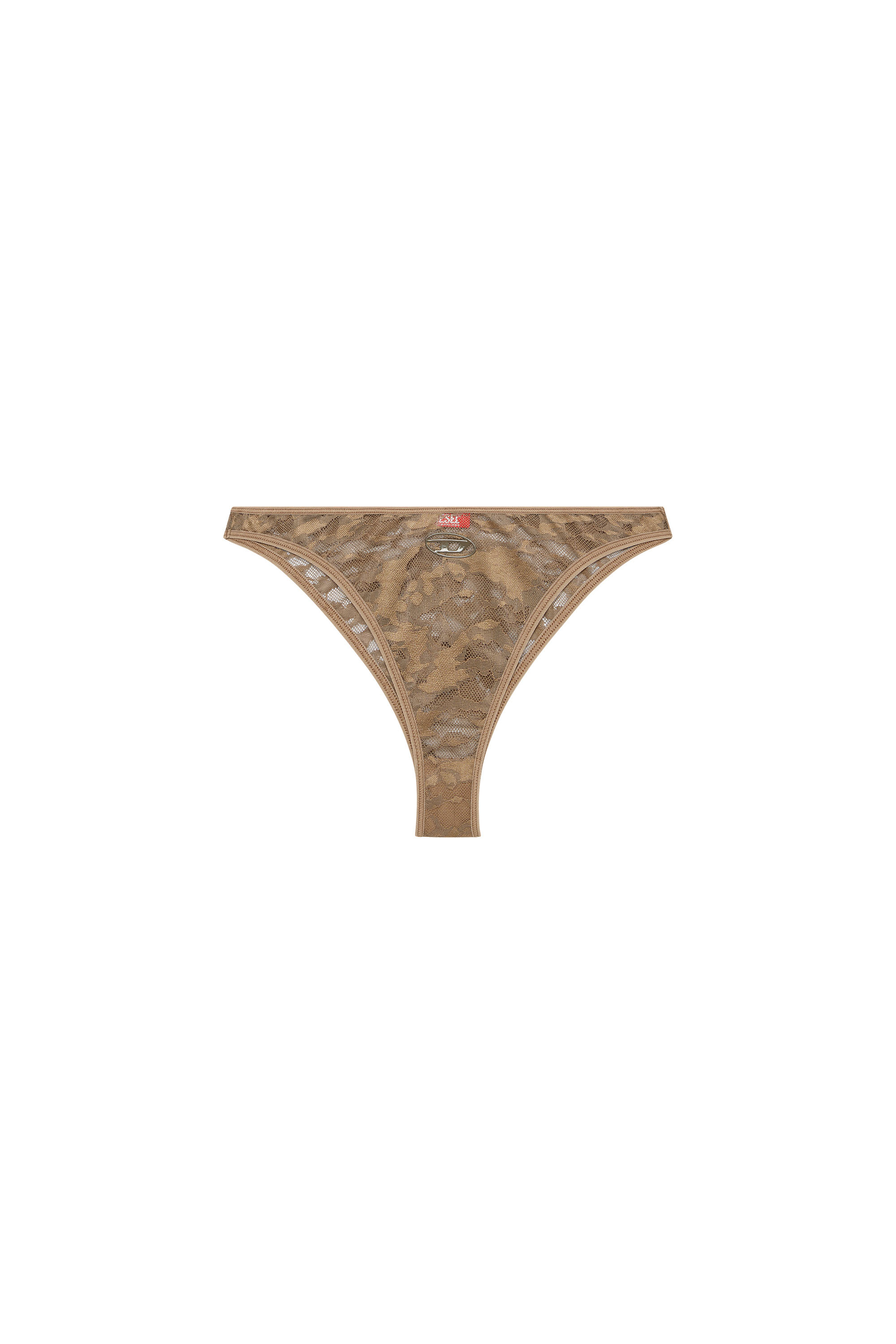 Diesel - PUNCHY-UTLT, Damen Camouflage-Spitzen-Briefs in Braun - 4