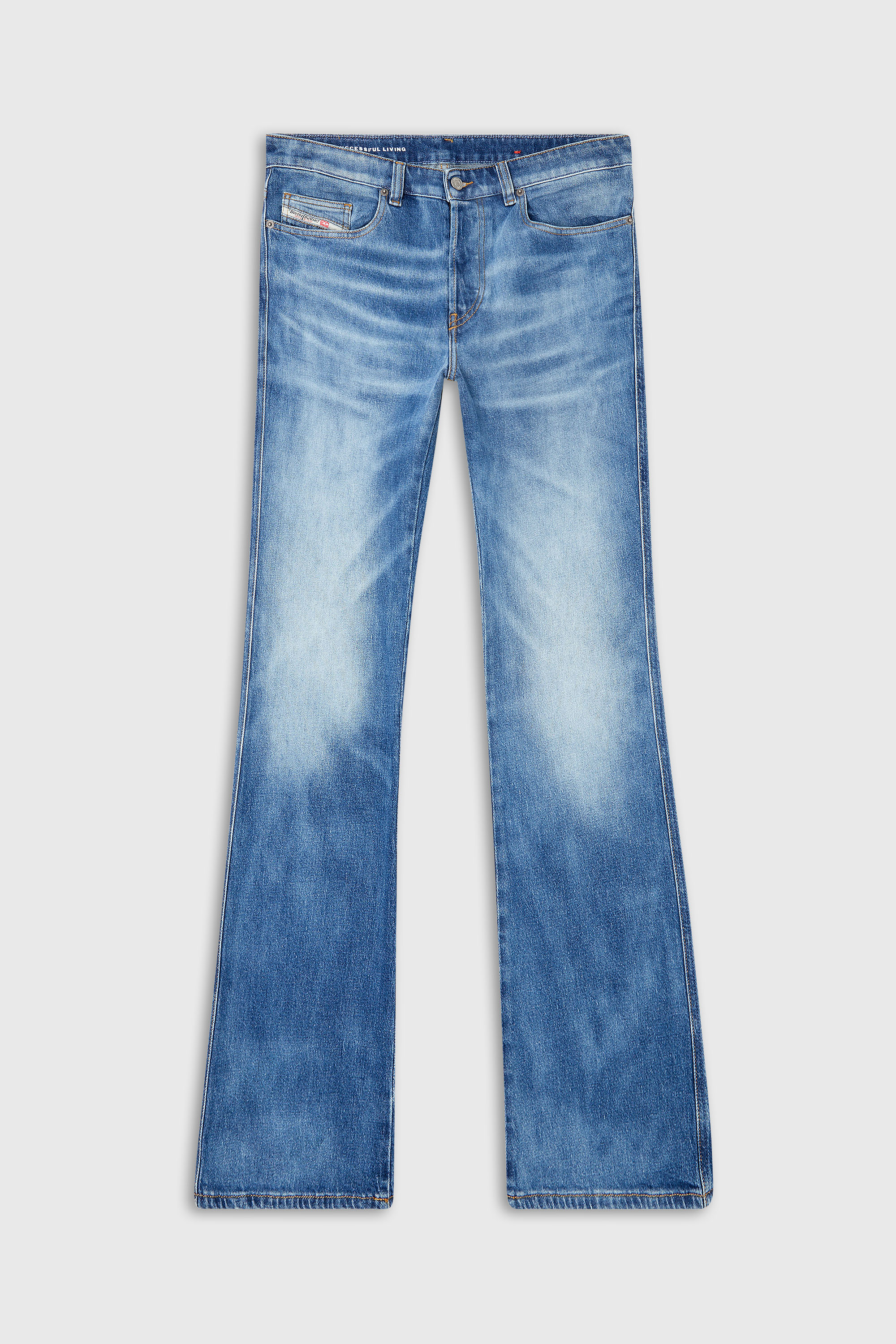 Diesel - Bootcut Jeans 1998 D-Buck 09L19 Uomo, Blu medio - Image 4