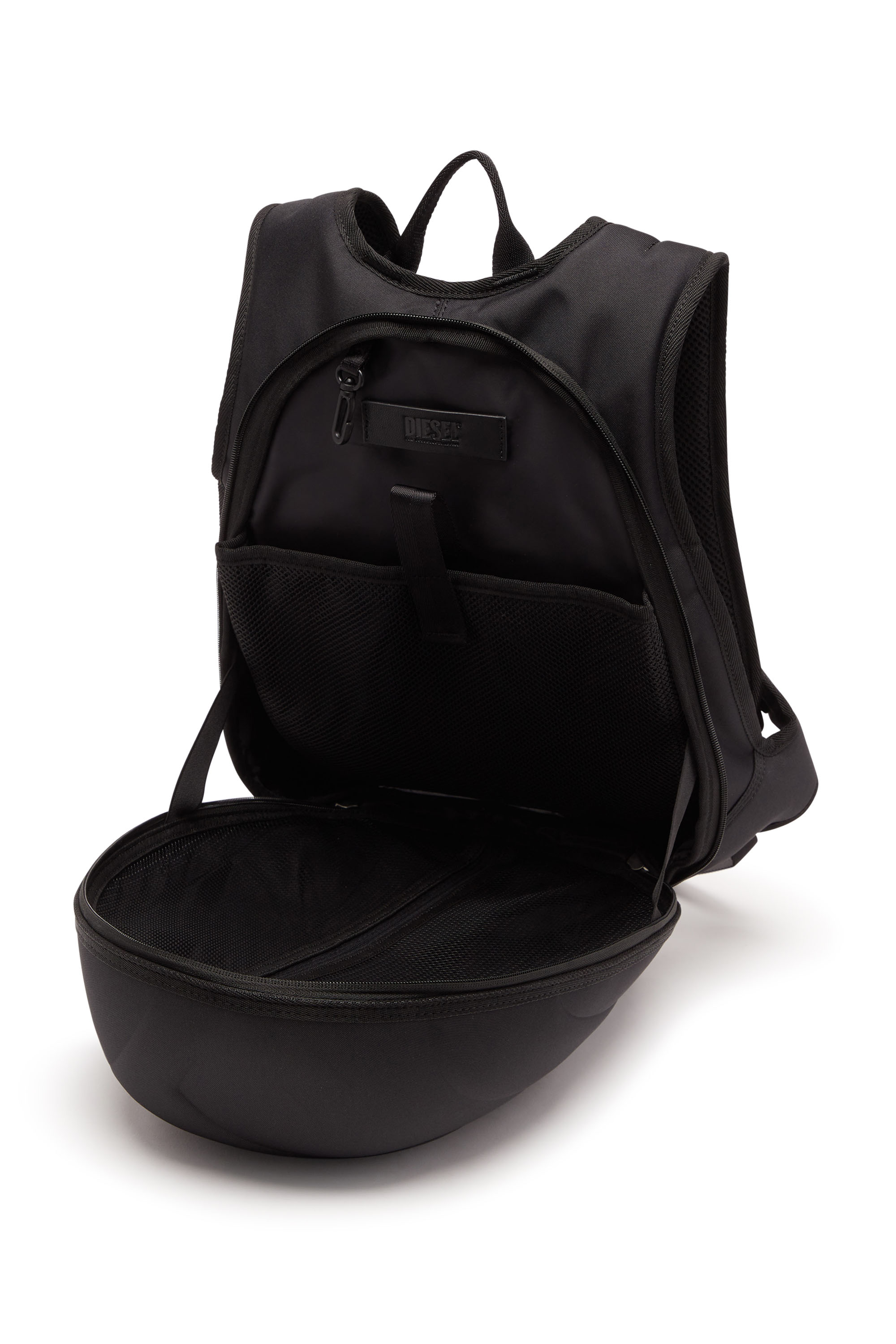 Diesel - 1DR-POD BACKPACK, 1DR-Pod Backpack - Sac &agrave; dos &agrave; coque rigide Homme in Noir - 4
