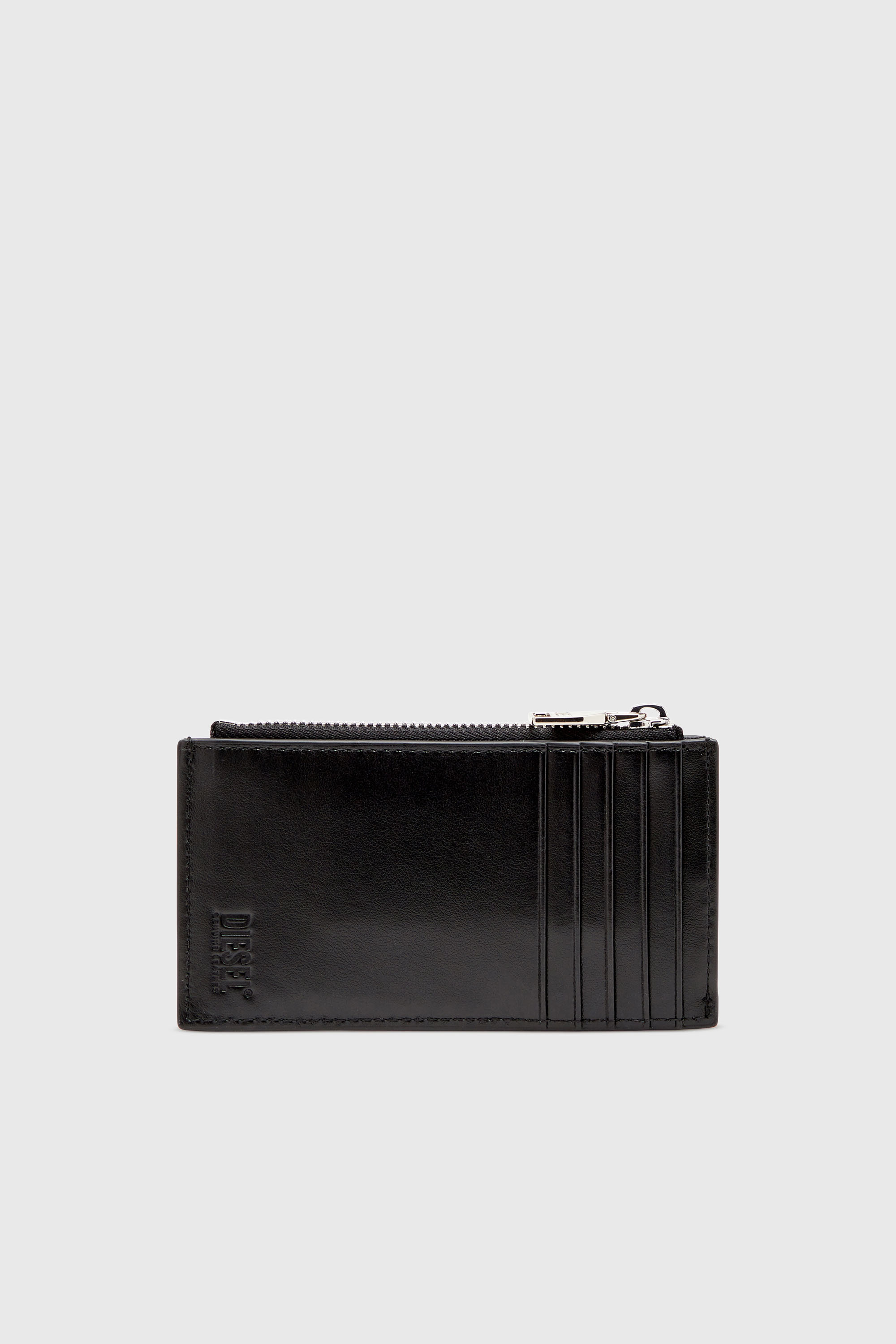 Diesel - 1DR CARD HOLDER III, Portacarte piatto in nappa Donna in Nero - 2