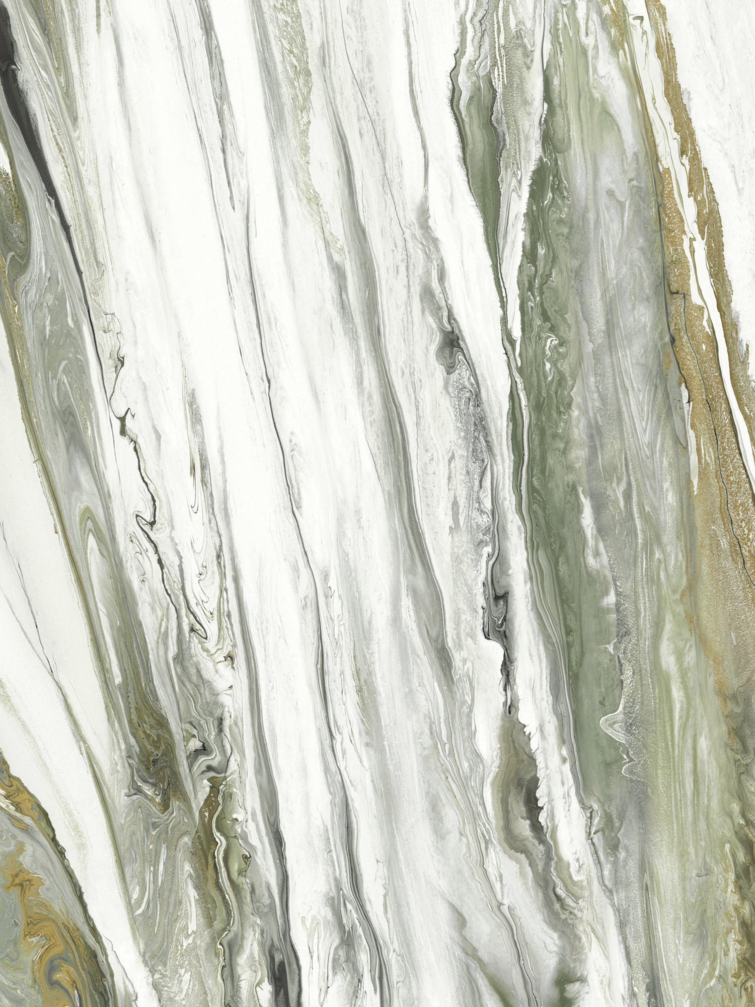 LIQUID COSMO - SLABS, Green - Ceramics
