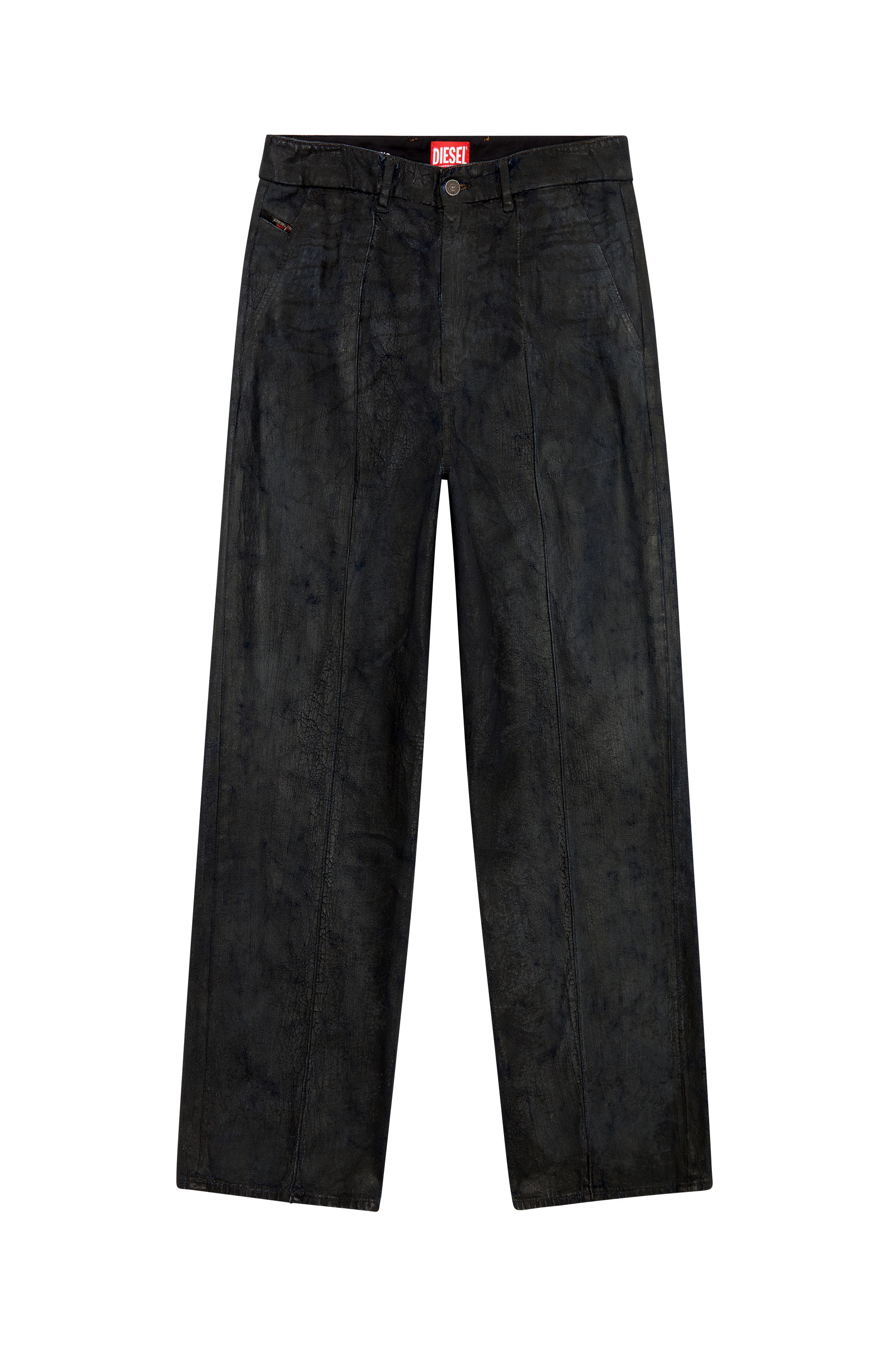 Diesel - Straight Jeans D-Chino-Work 0PGAZ, Schwarz - Image 6