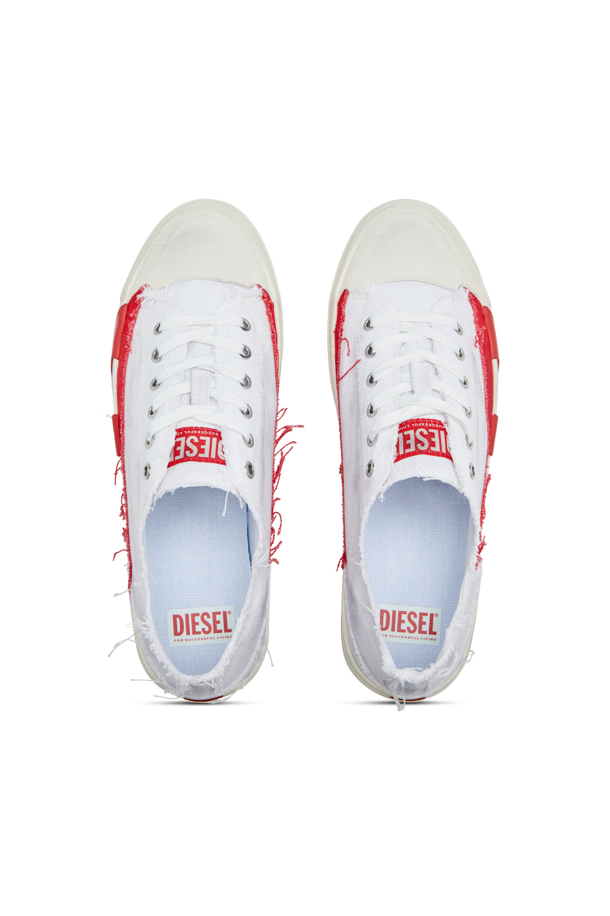 Diesel - S-D-VERSE LOW, S-D-Verse-Sneaker in canvas effetto dirt Uomo in Multicolor - 5