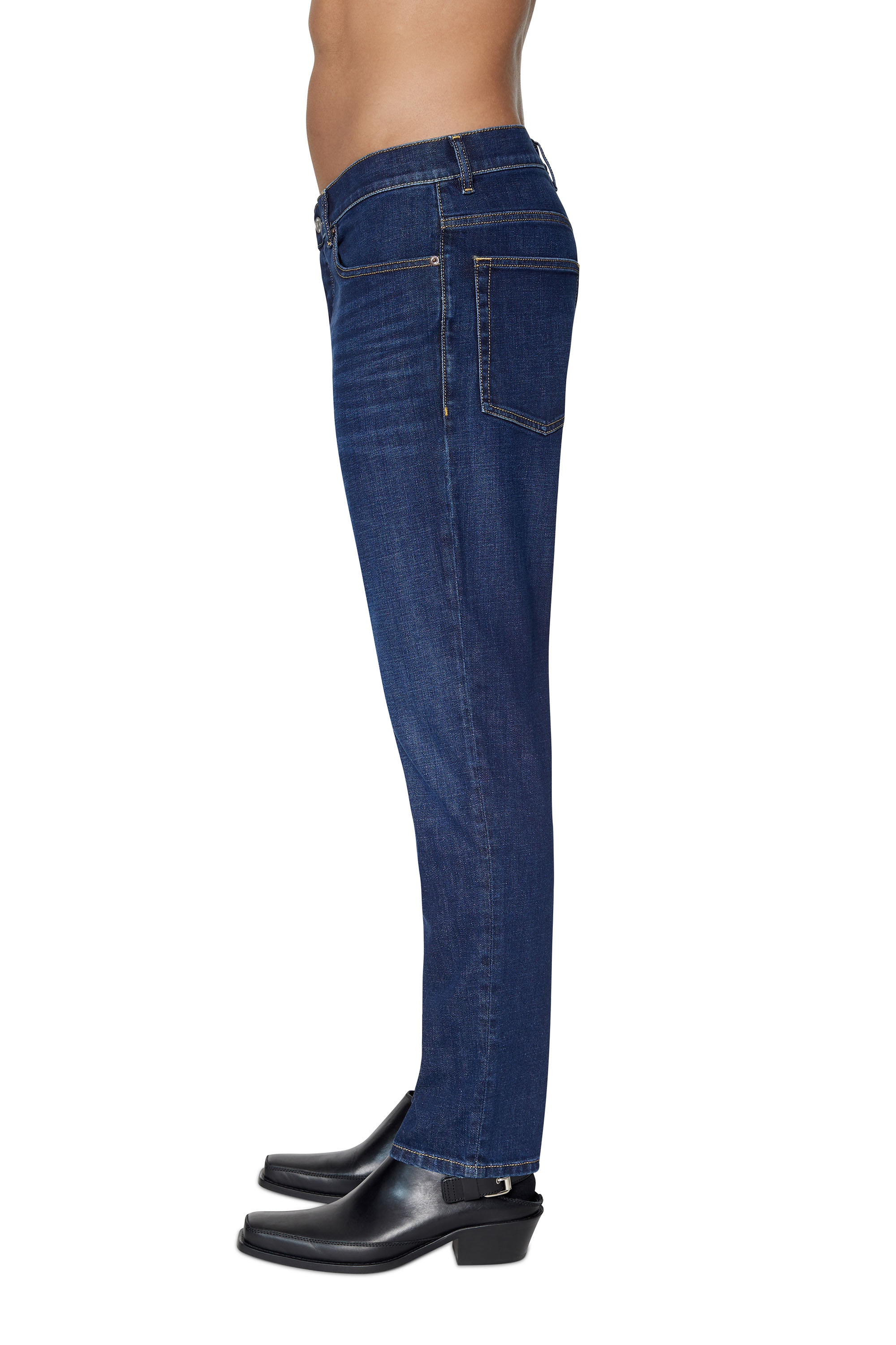 Diesel - 2005 D-FINING 09B90 Tapered Jeans, Blu Scuro - Image 4