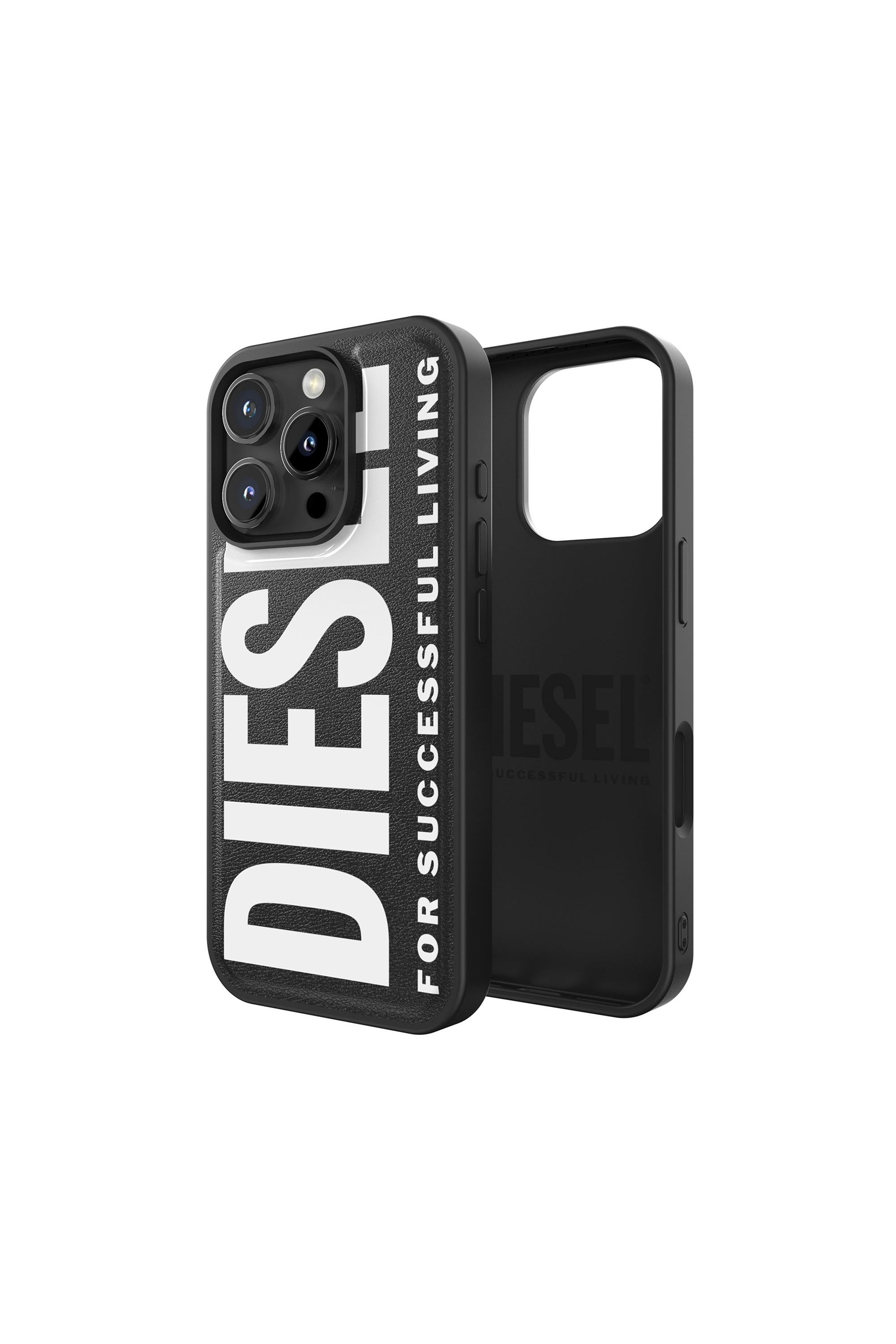 Diesel - 60128 MOULDED CASE, Coque moulé avec Magsafe pour iP 16 Pro Mixte in Noir - 1