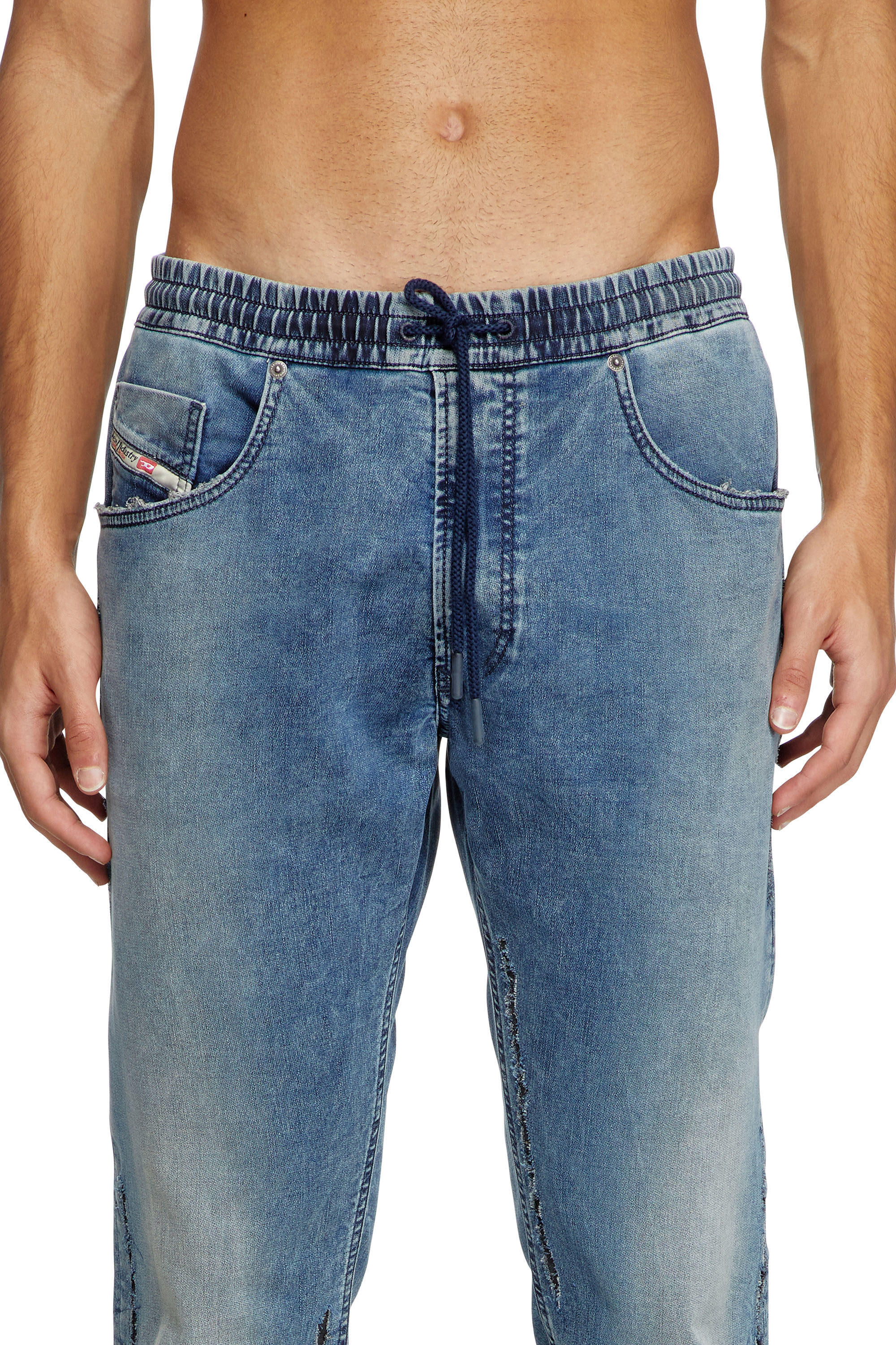 Diesel - Regular 2030 D-Krooley Joggjeans® 09K64 Uomo, Blu medio - Image 5