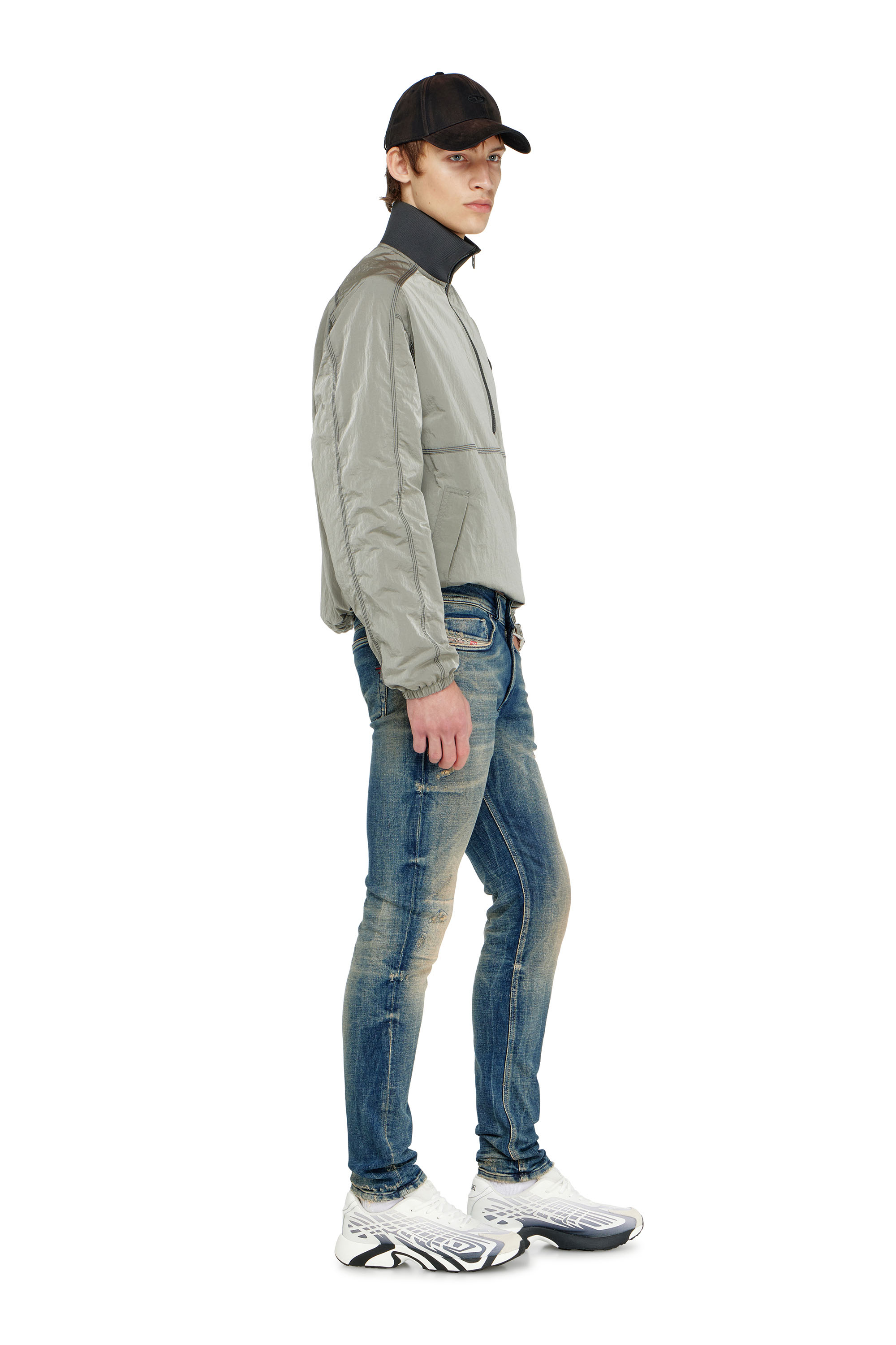 Diesel - Skinny Jeans 1979 Sleenker 09P68 Uomo, Blu Scuro - Image 2