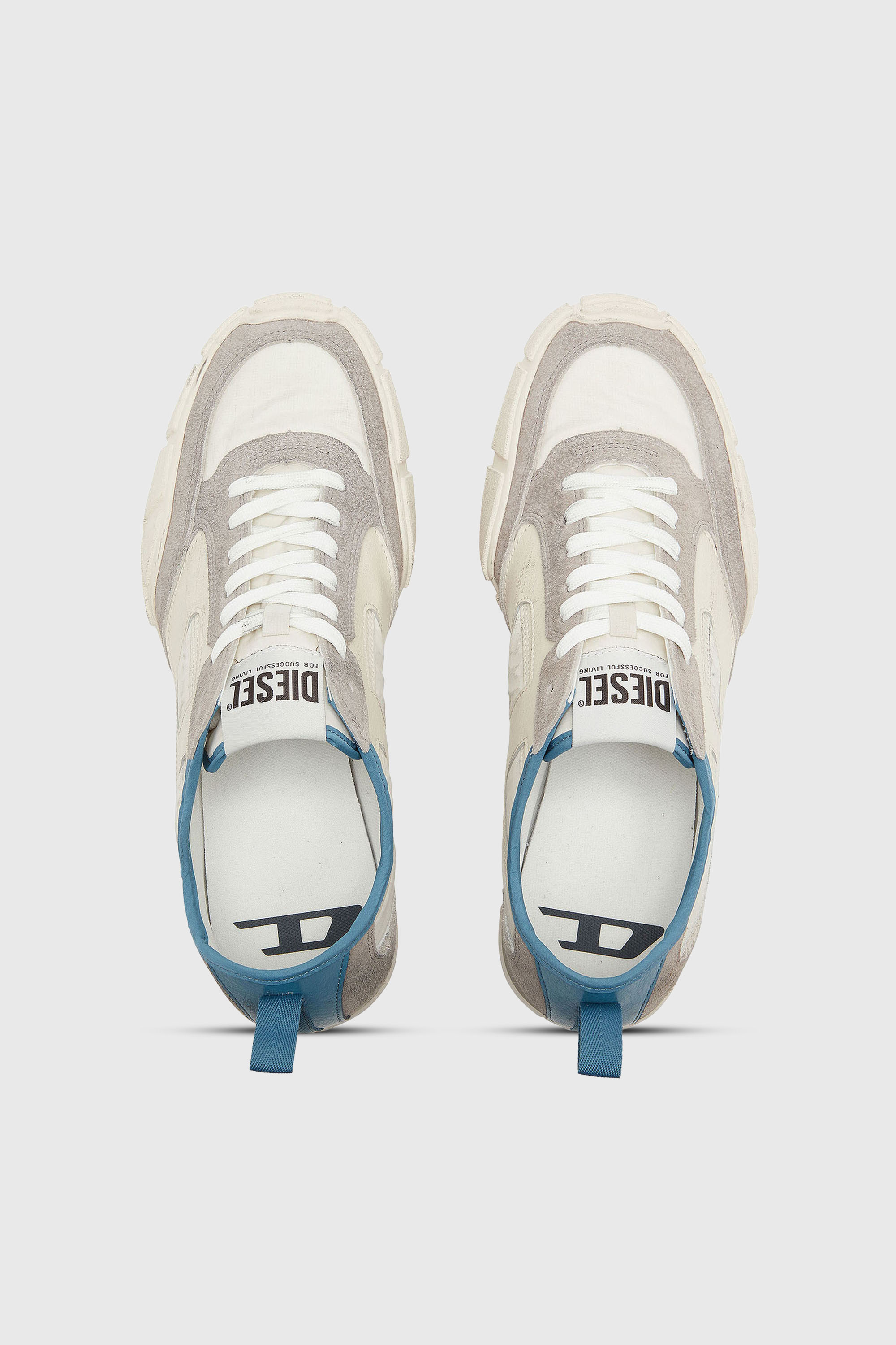 Diesel - S-PAGODHA LOW, S-Pagodha - Baskets en cuir et nylon Homme in Polychrome - 4
