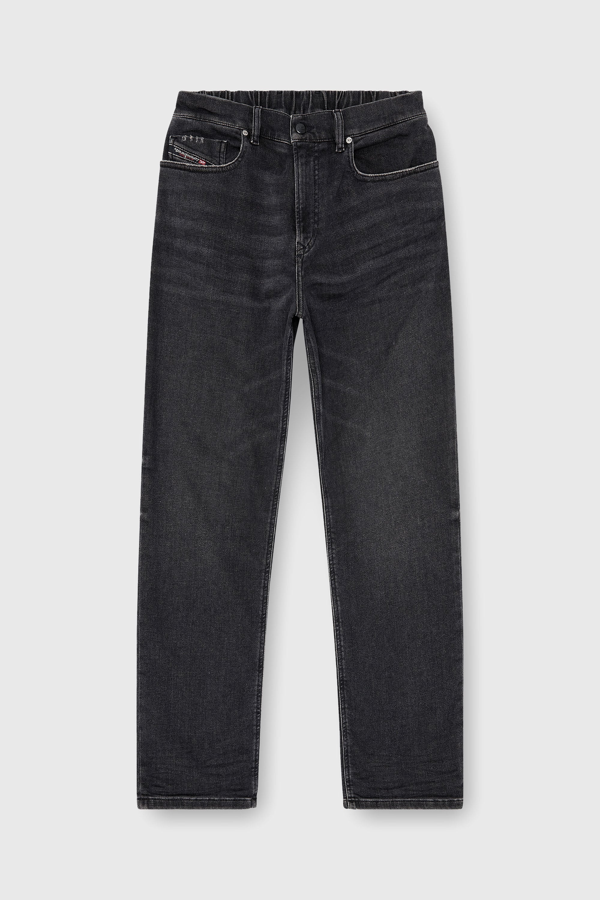 Diesel - Regular 2090 D-Veekley Joggjeans&reg; 09P92 Homme, Noir/Gris fonc&eacute; - Image 2