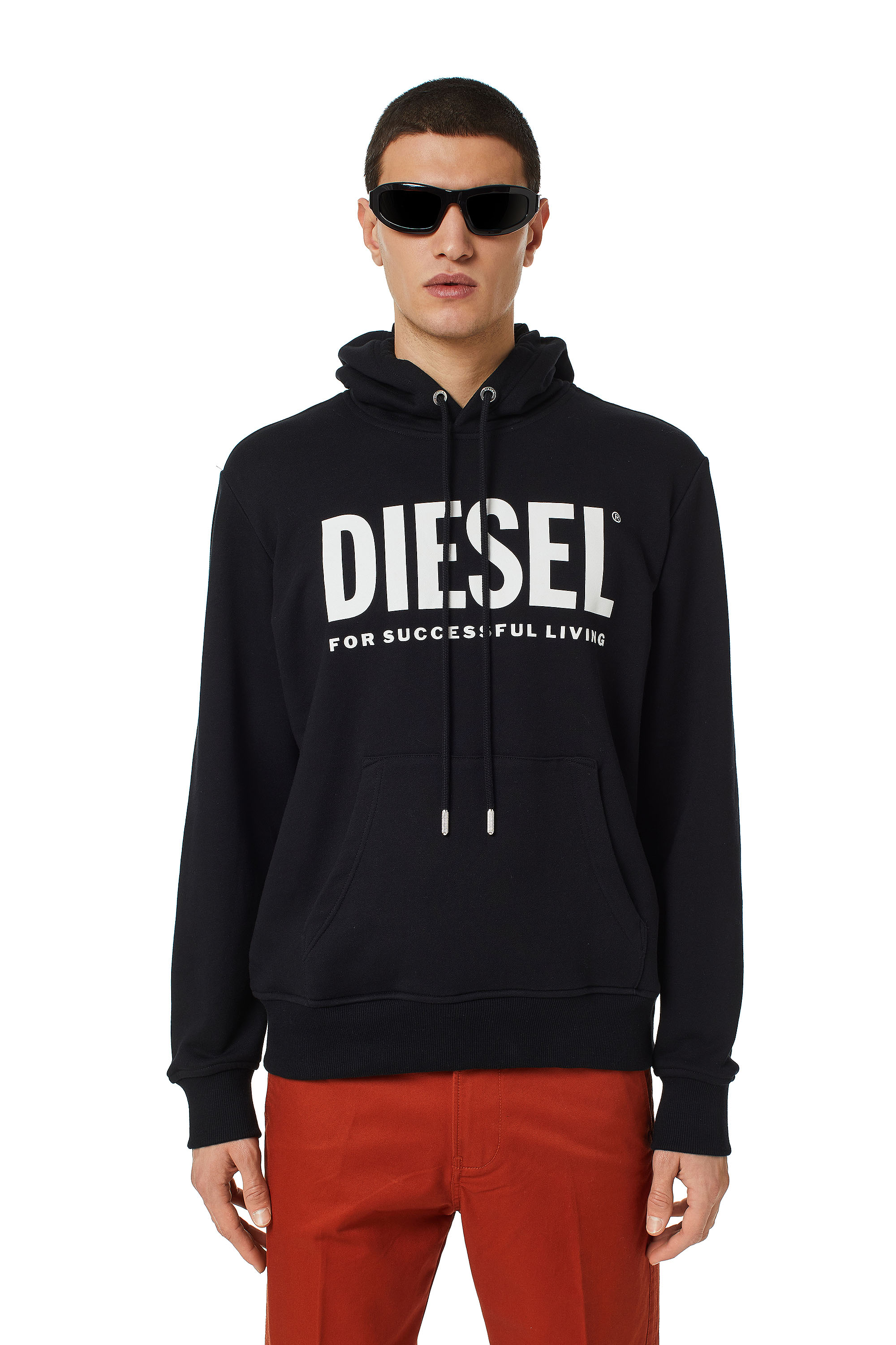 S-GIRK-HOOD-ECOLOGO, Schwarz - Sweatshirts