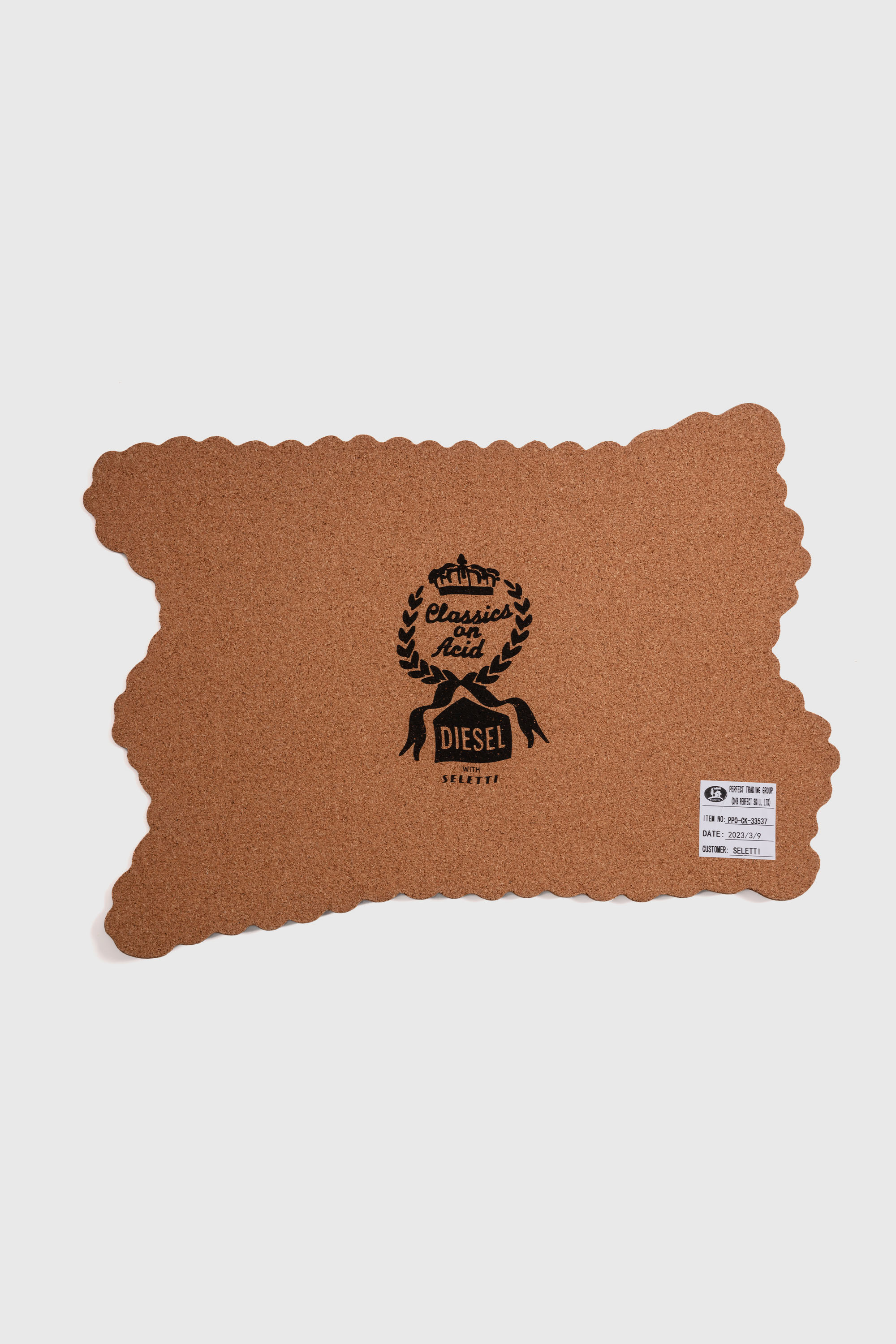 Diesel - 11264 TABLE MAT "DIESEL LIVING" - ACID F, Tovaglietta in sughero Unisex in Bianco - 2