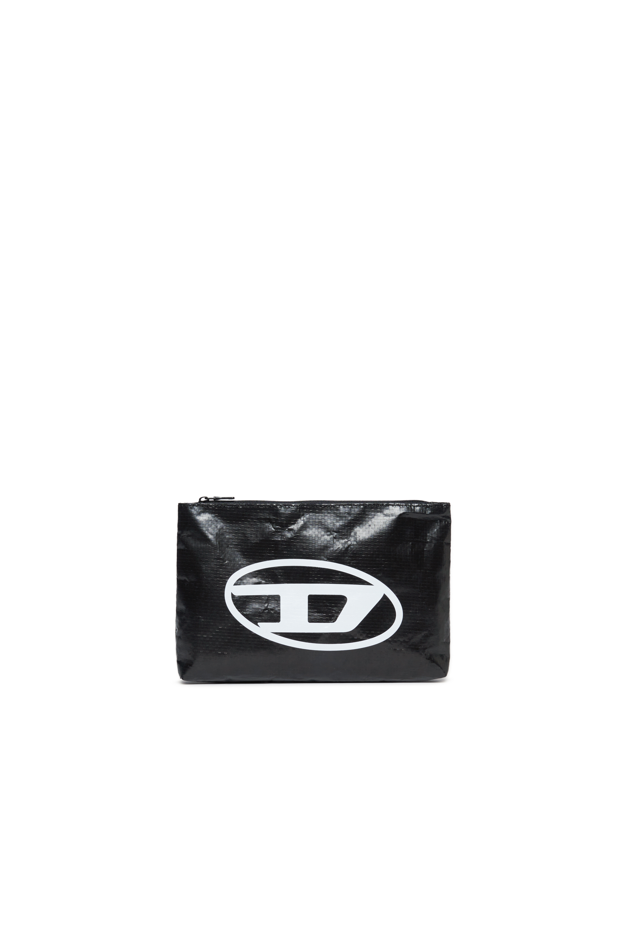 Diesel - WROTE, Pochette de plage avec imprimé Oval D Femme in Noir - 1