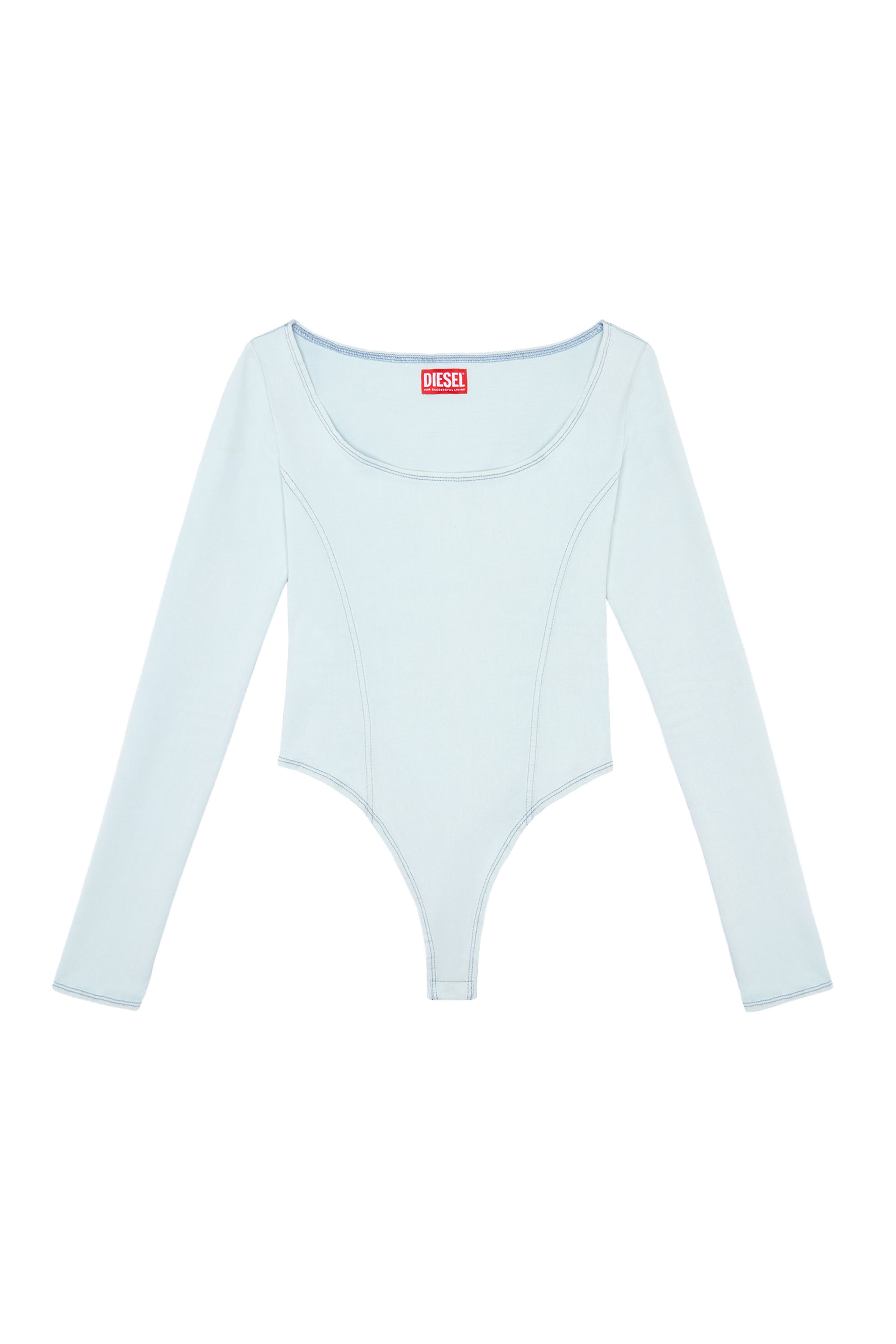 D-CHO TRACK DENIM BODYSUIT, 