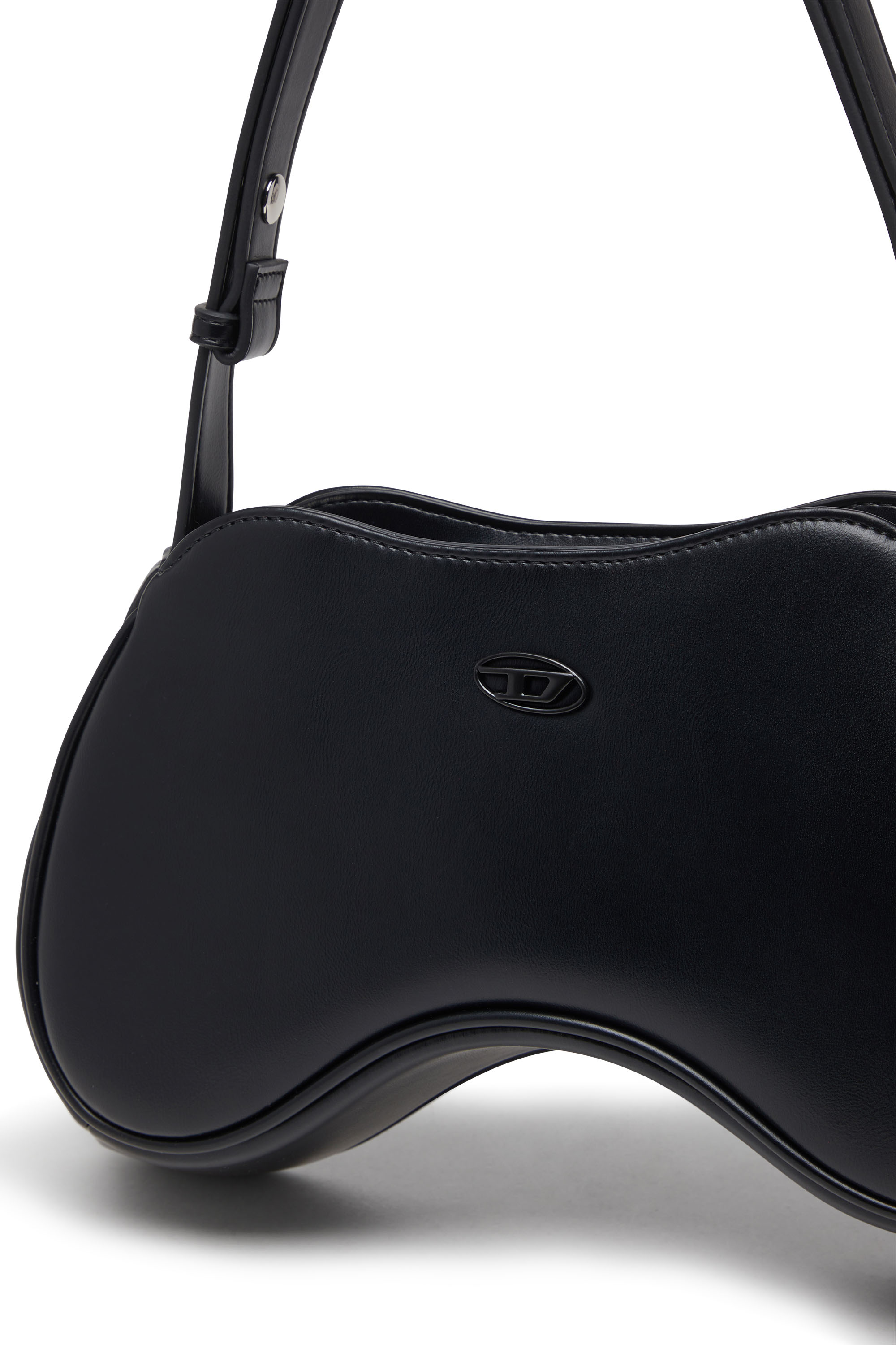 Diesel - PLAY SHOULDER, Damen Play-Zweifarbige PU-Schultertasche in Schwarz - 5